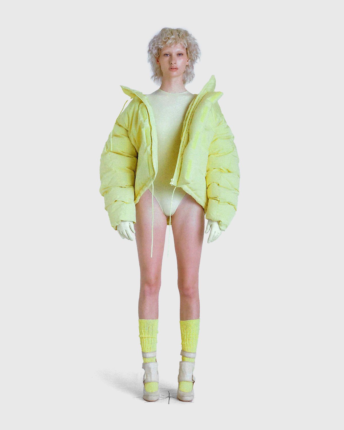 Entire Studios - SOA Puffer Jacket Blonde - Clothing - Yellow - Image 9