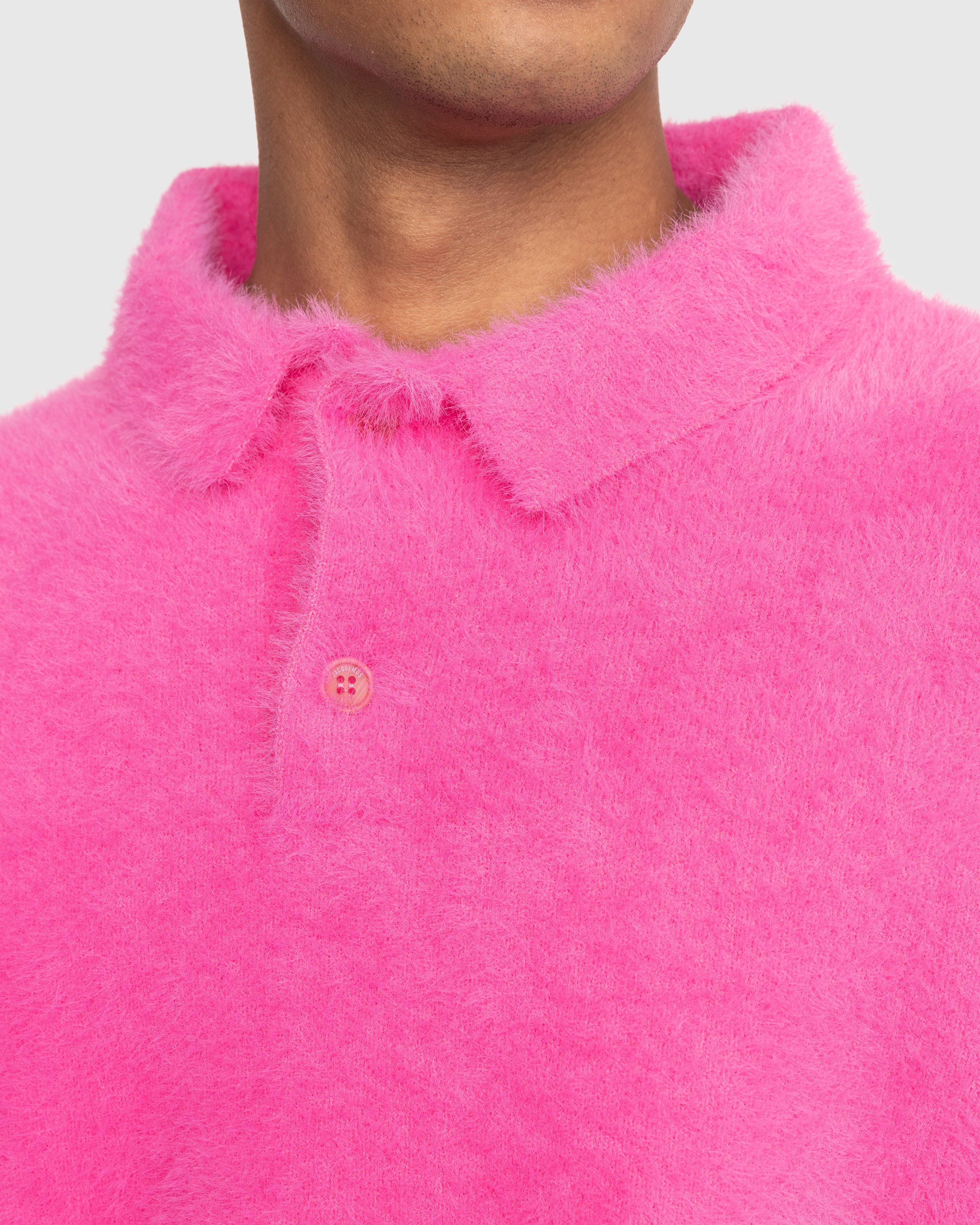 JACQUEMUS - Le Polo Neve Pink - Polos - Pink - Image 7