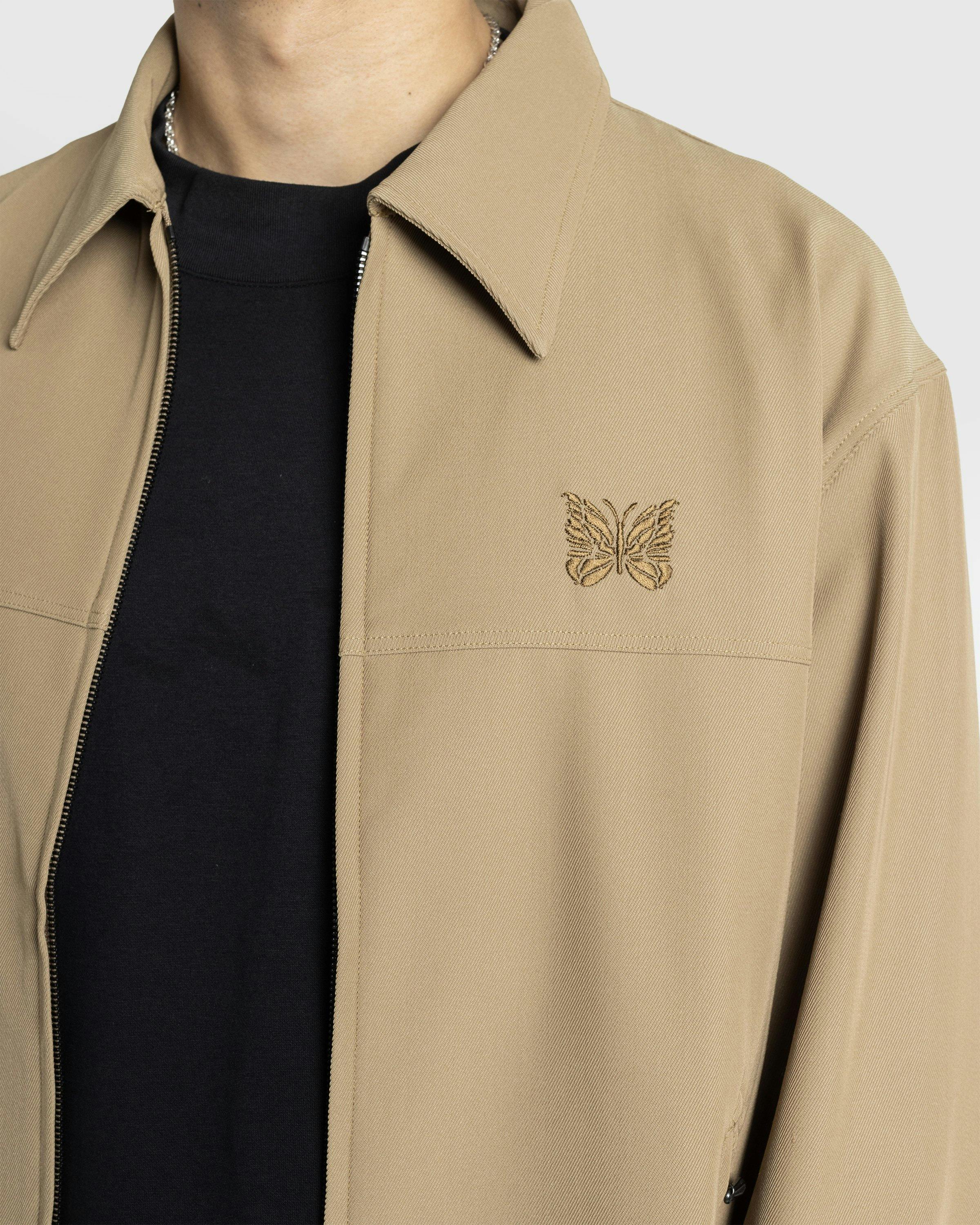 Needles - Sport Jacket - PE/R/PU Cavalry Twill - Clothing - Beige - Image 5