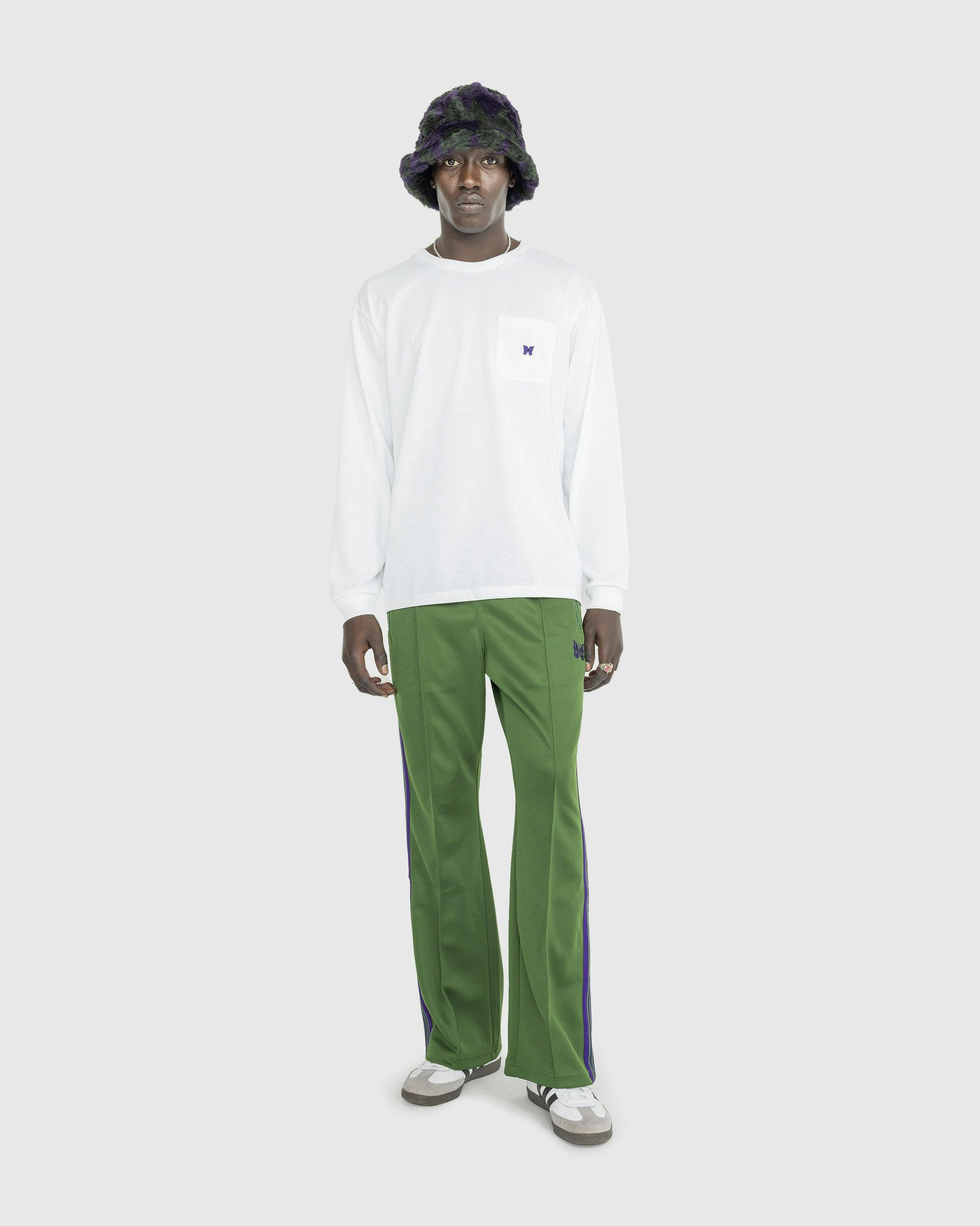 Needles - Boot-Cut Track Pant - Poly Smooth - Clothing - Green - Image 3