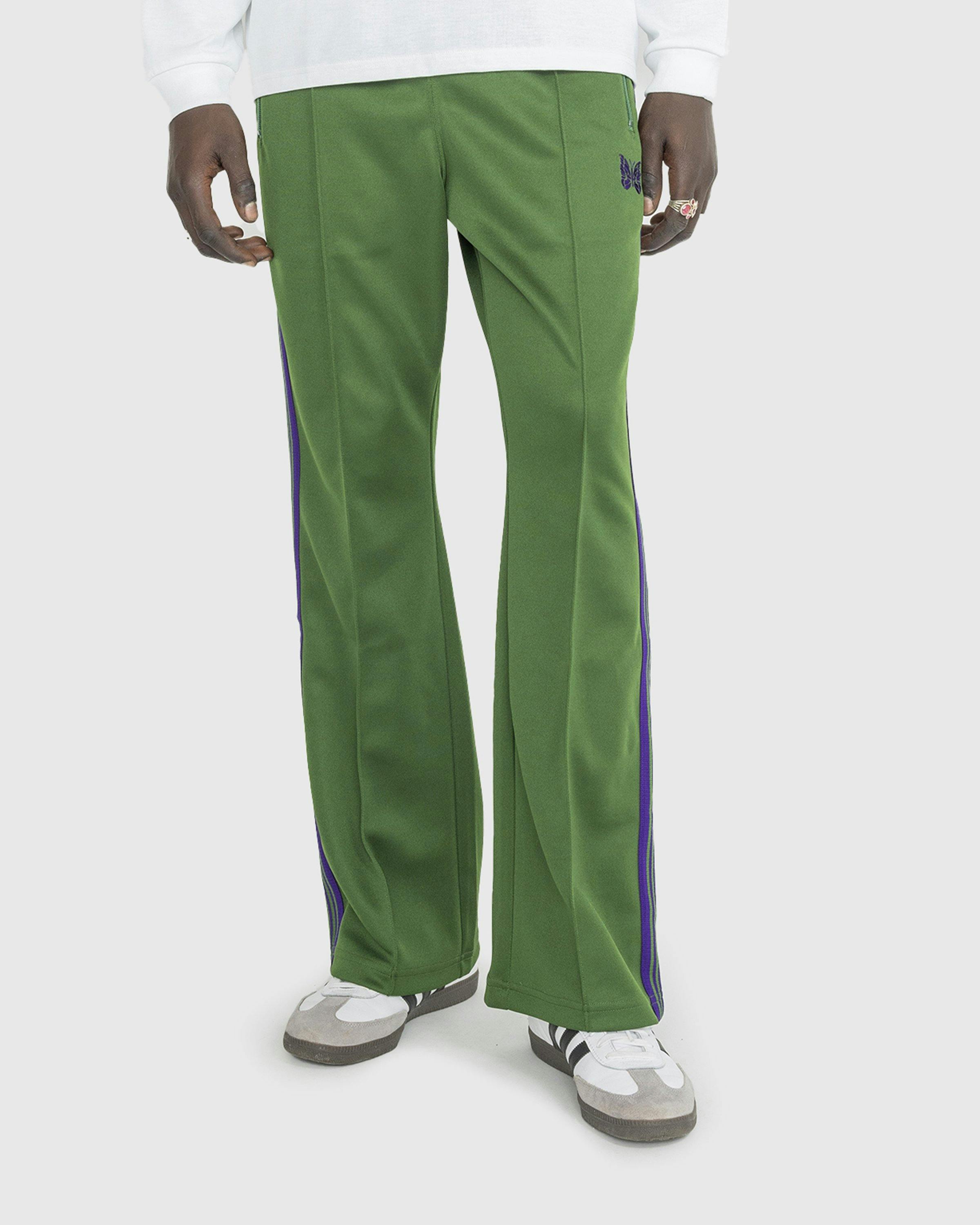 Needles - Boot-Cut Track Pant - Poly Smooth - Clothing - Green - Image 2