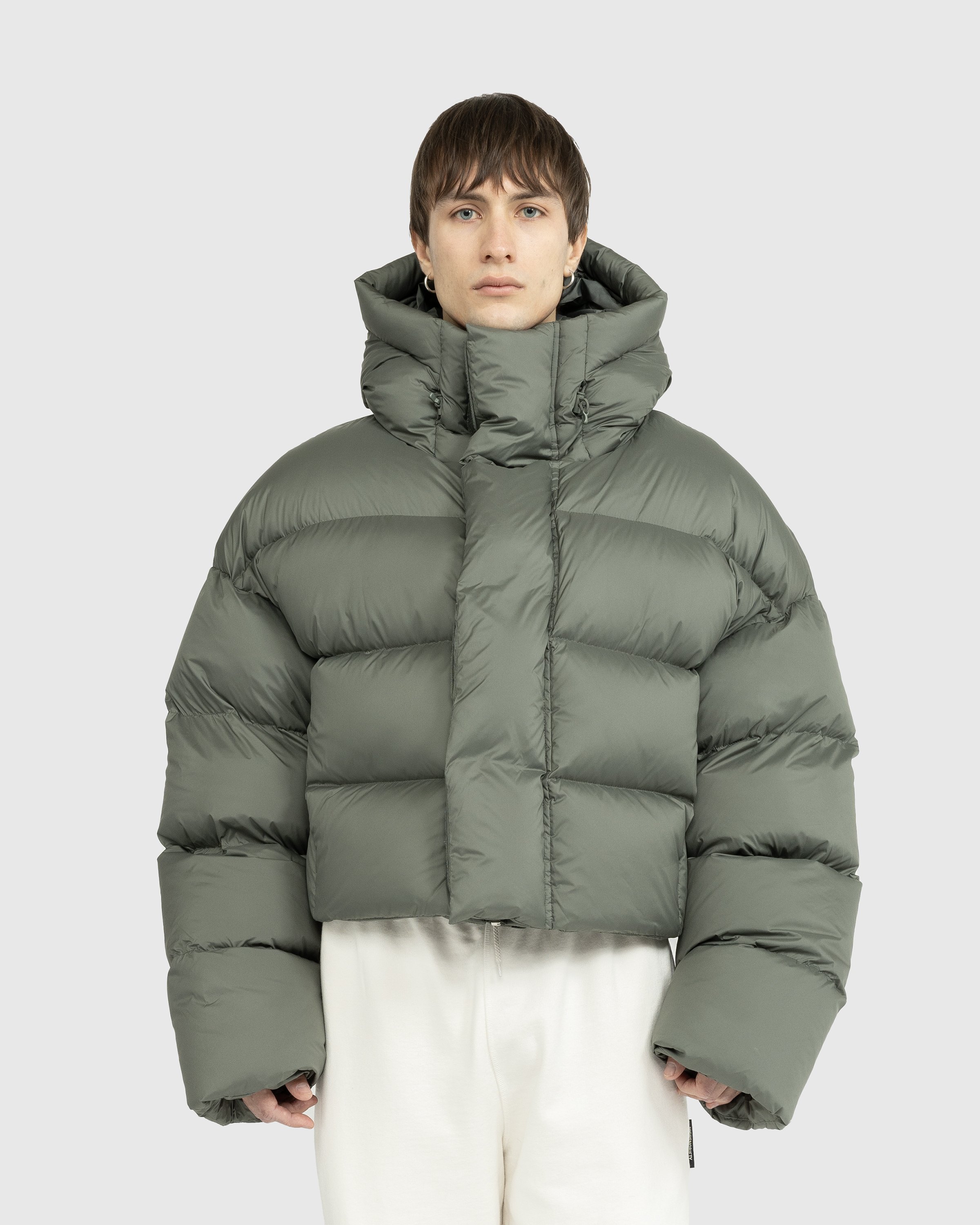 Entire Studios - MML Hooded Puffer Moss - Clothing - Green - Image 2