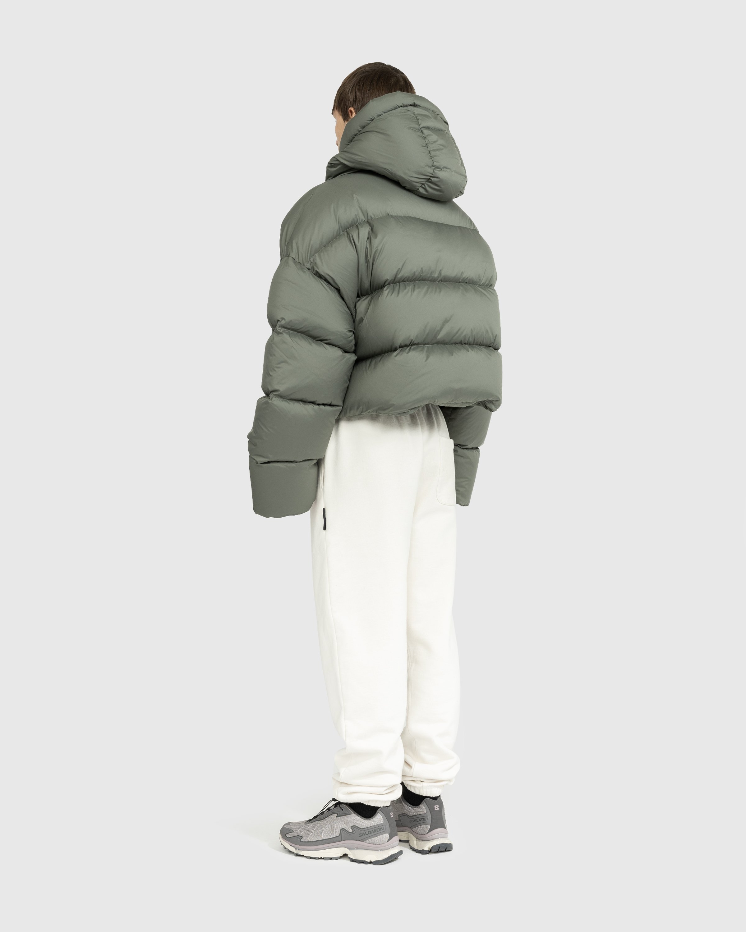Entire Studios - MML Hooded Puffer Moss - Clothing - Green - Image 4