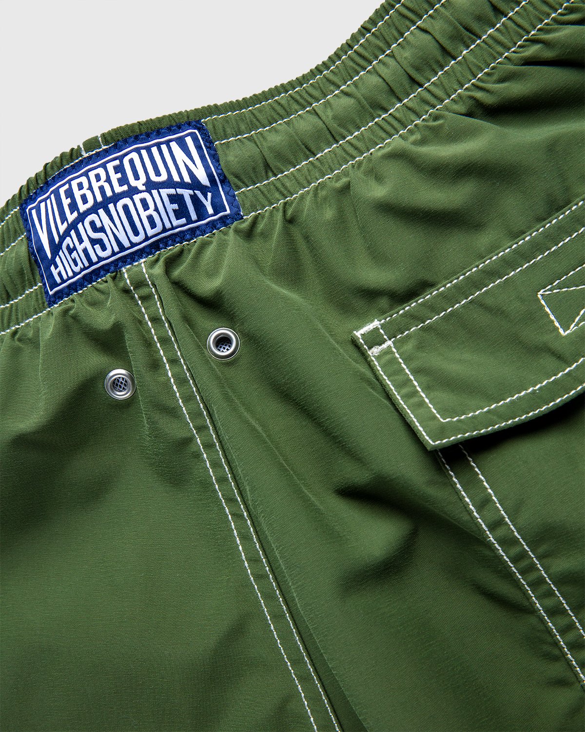 Vilebrequin x Highsnobiety - Logo Shorts Green - Clothing - Green - Image 4
