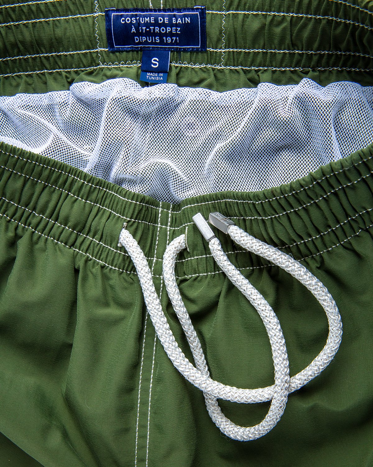 Vilebrequin x Highsnobiety - Logo Shorts Green - Clothing - Green - Image 5