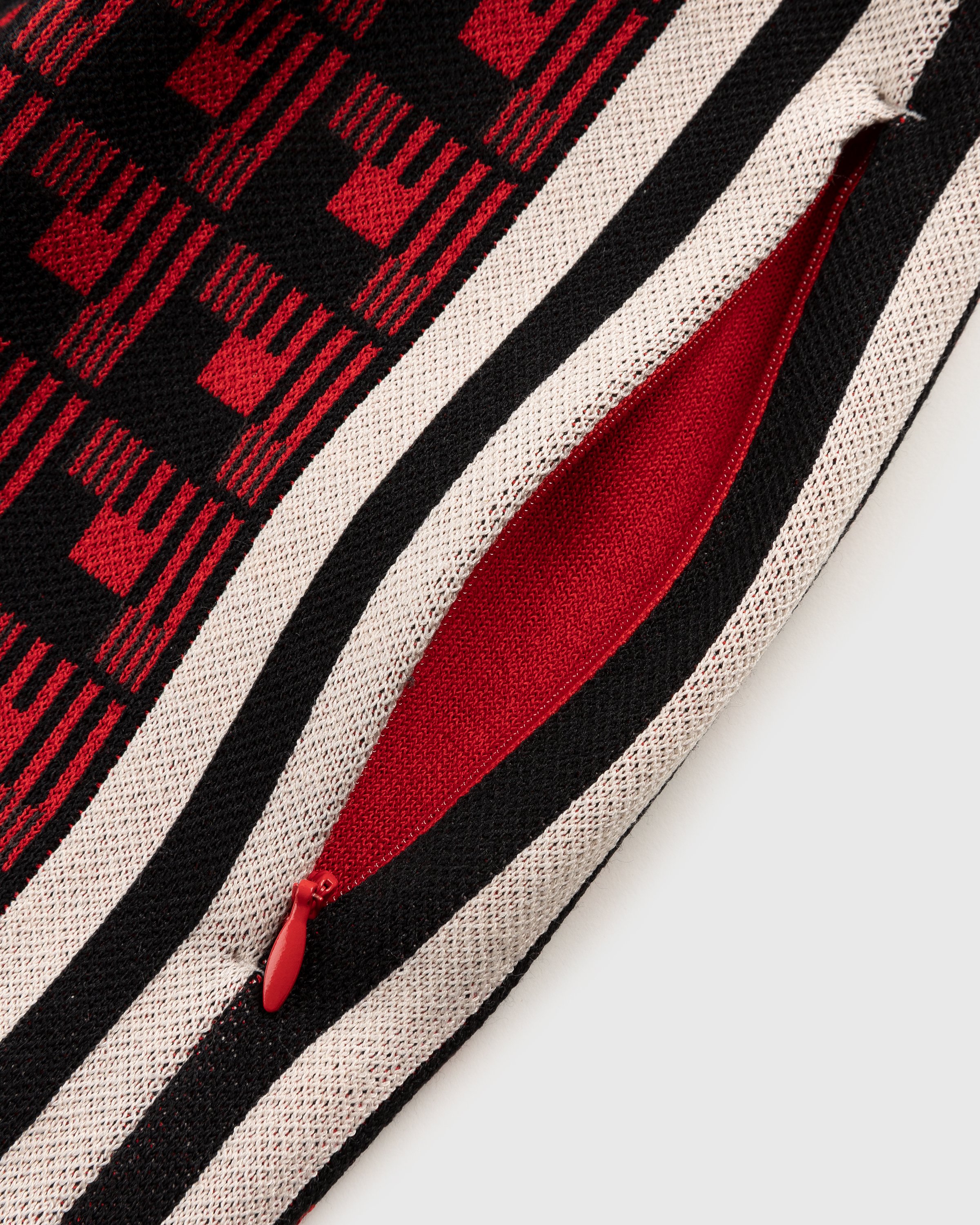 Adidas x Wales Bonner - WB Knit Shorts Scarlet/Black - Clothing - Red - Image 4