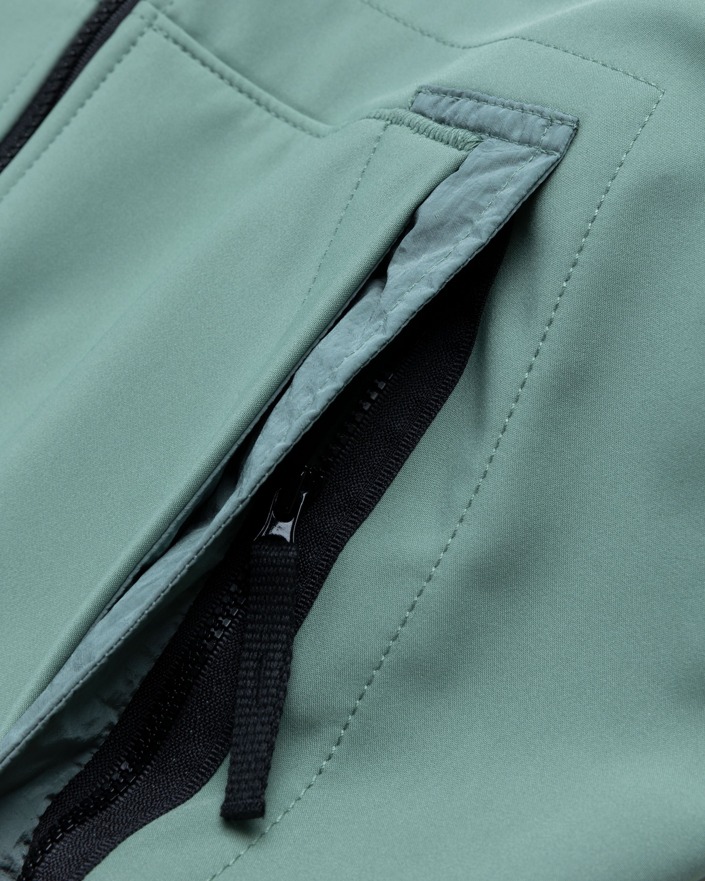 Stone Island - Soft Shell Hooded Jacket Sage - Clothing - Green - Image 5