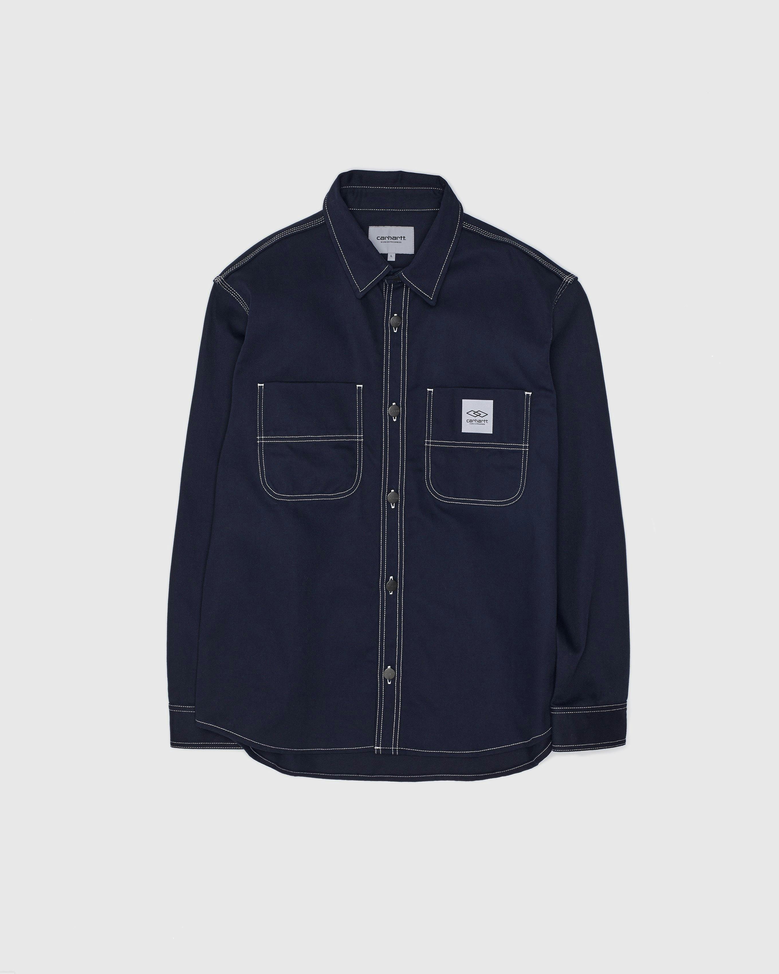 Carhartt WIP x Ljubav - Chalk Shirt Jac Navy - Clothing - Blue - Image 2