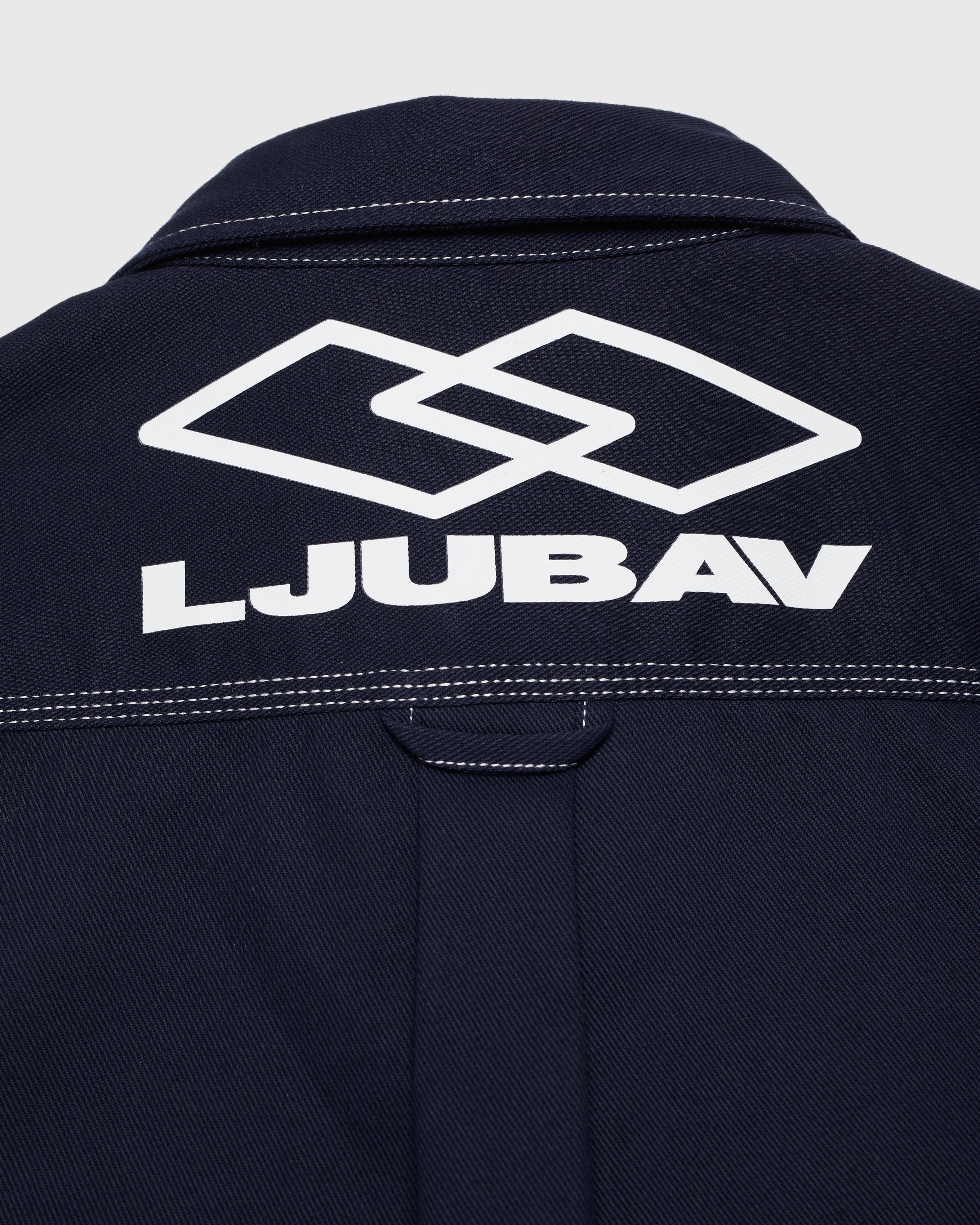 Carhartt WIP x Ljubav - Chalk Shirt Jac Navy - Clothing - Blue - Image 4