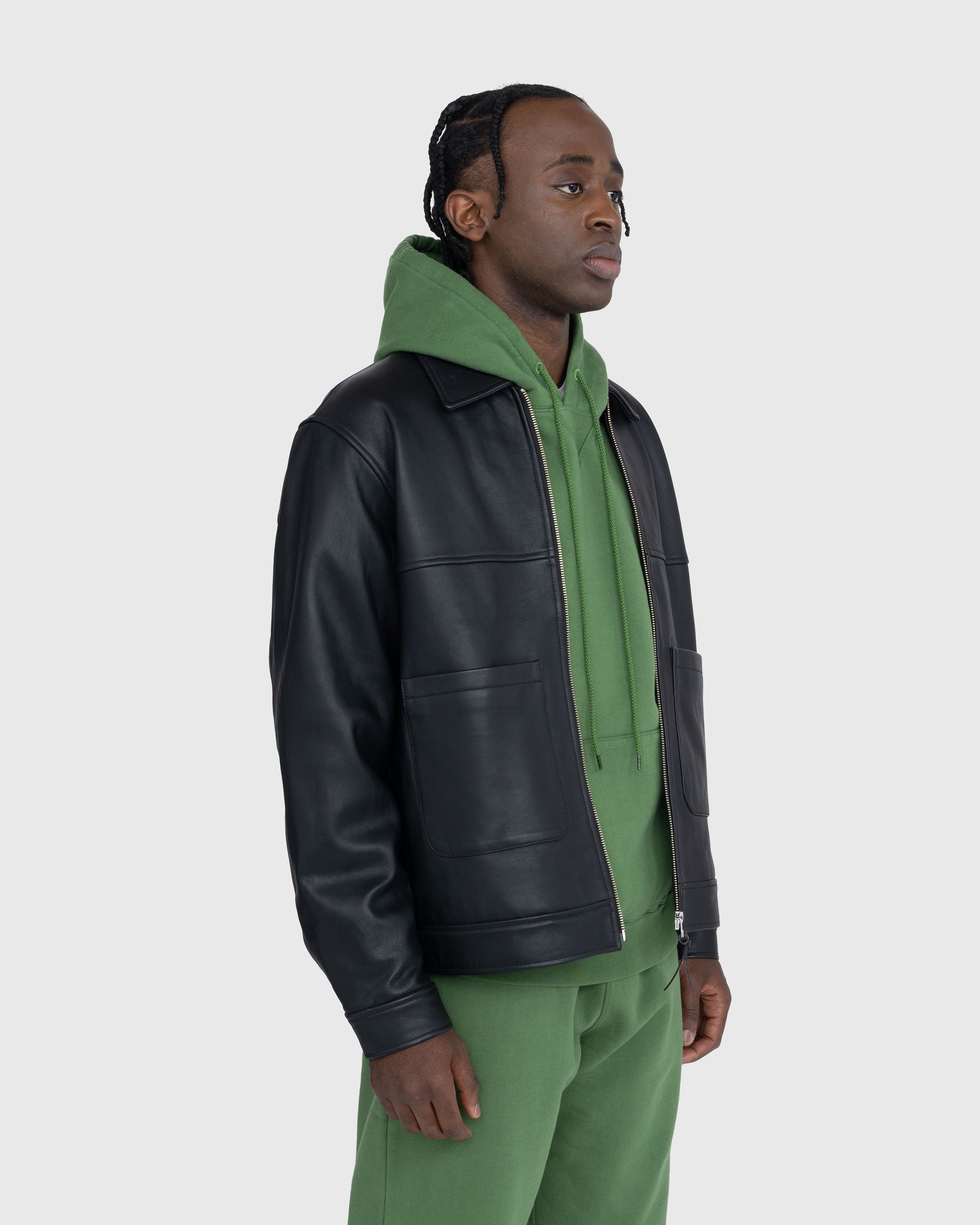 Highsnobiety - Leather Jacket Black - Clothing - Black - Image 10
