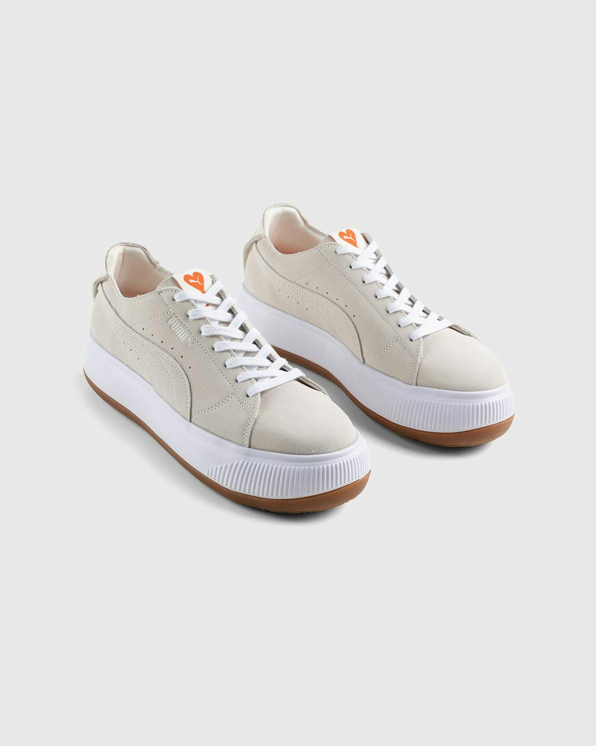 Puma x AMI - Suede Mayu Deconstruct Pristine - Footwear - White - Image 4