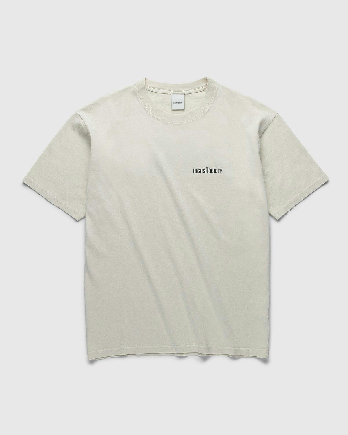 BRAUN x Highsnobiety - Logo T-Shirt Eggshell - Clothing - Beige - Image 2