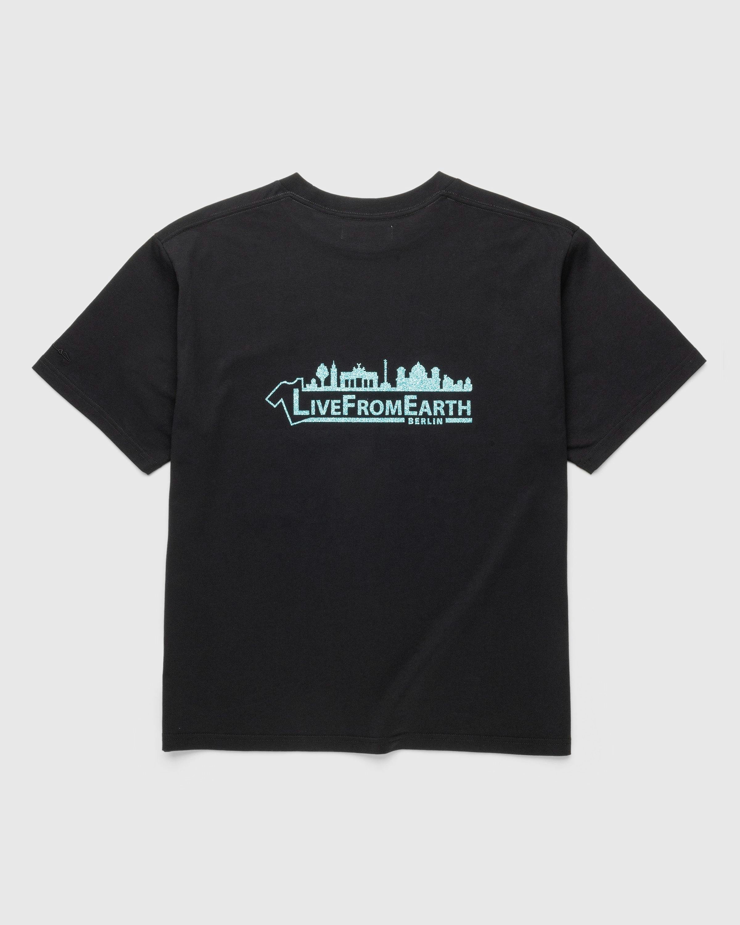 Live From Earth x Highsnobiety - BERLIN, BERLIN 3 Logo T-Shirt Black - Clothing - Black - Image 2