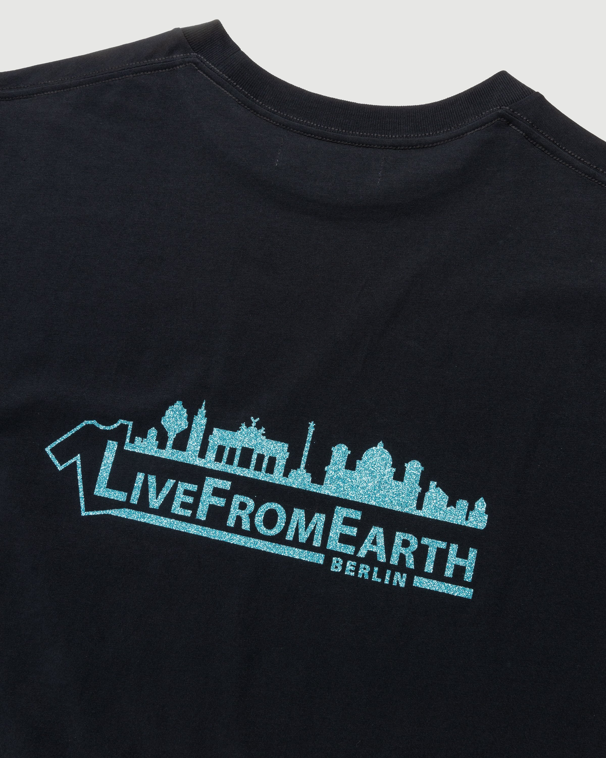 Live From Earth x Highsnobiety - BERLIN, BERLIN 3 Logo T-Shirt Black - Clothing - Black - Image 4