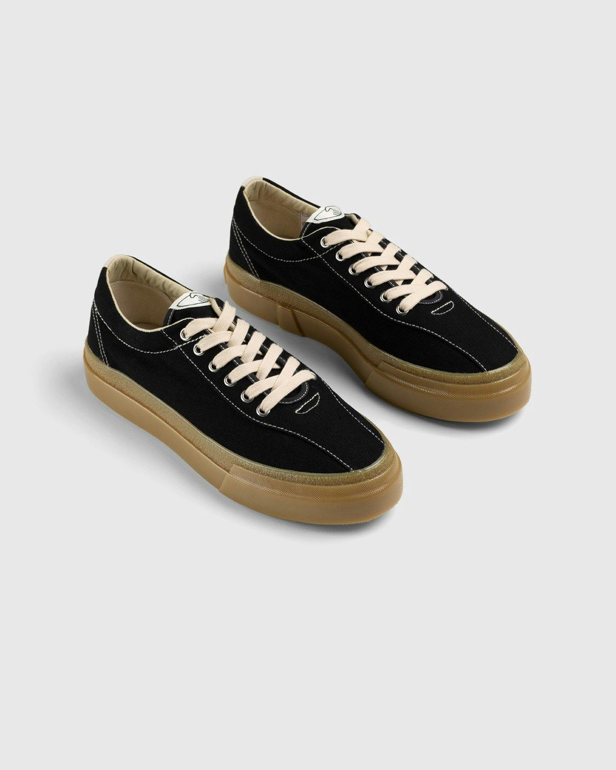 Stepney Workers Club - Dellow Canvas Black Gum - Footwear - Black - Image 3