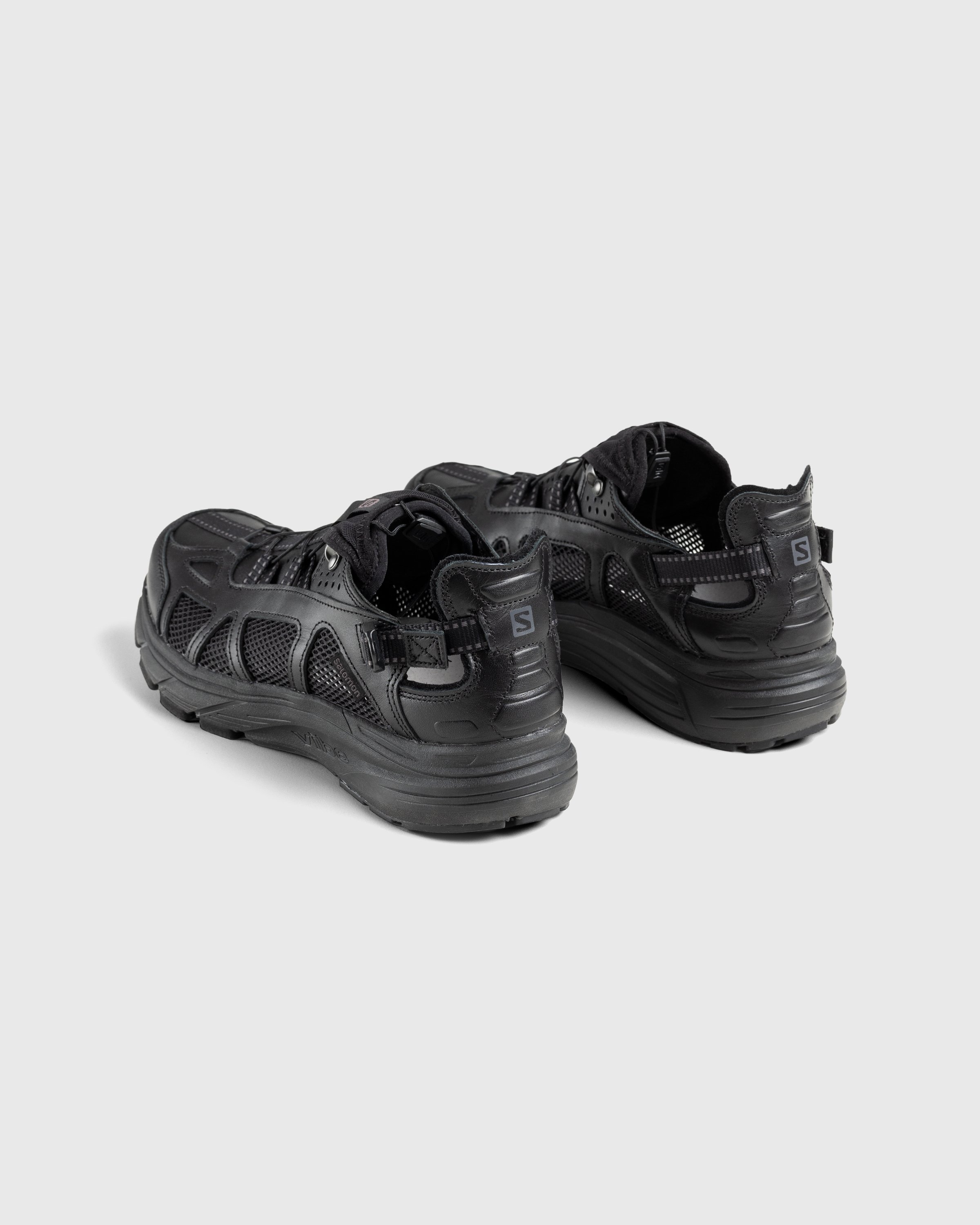 Salomon - Techsonic Leather Advanced Black/Black/Magnet - Footwear - Black - Image 3