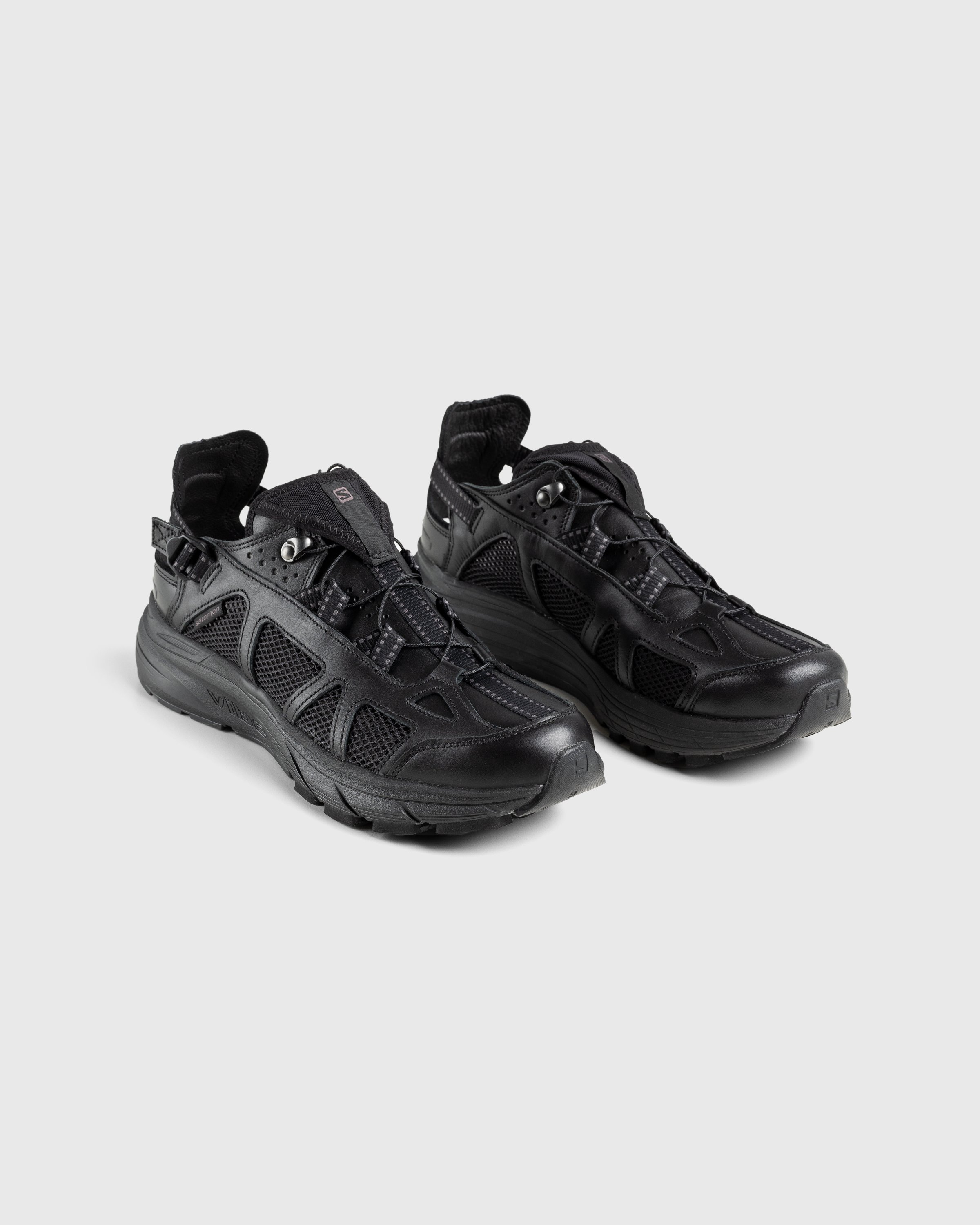 Salomon - Techsonic Leather Advanced Black/Black/Magnet - Footwear - Black - Image 4