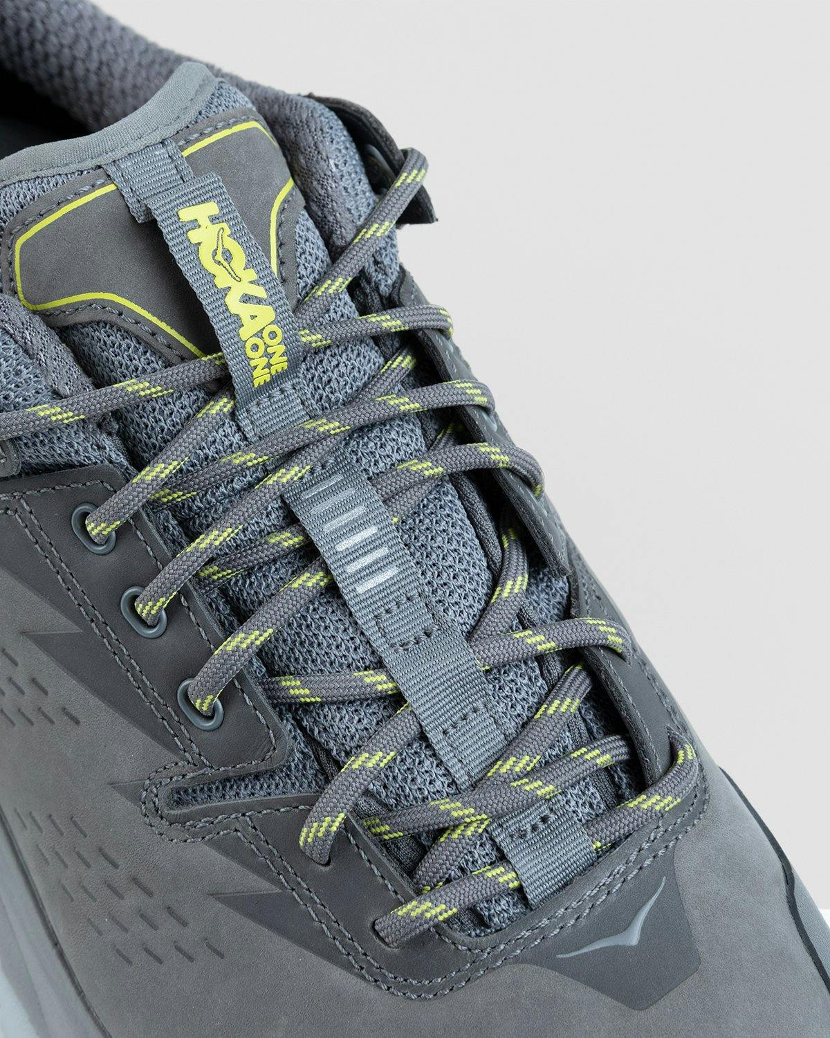 HOKA - M Kaha Low GTX Charcoal Grey Green Sheen - Footwear - Grey - Image 5