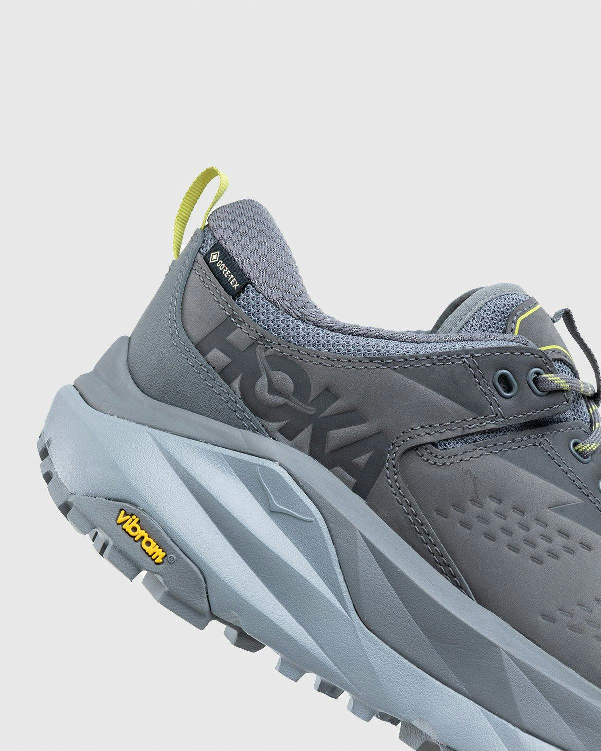 HOKA - M Kaha Low GTX Charcoal Grey Green Sheen - Footwear - Grey - Image 6