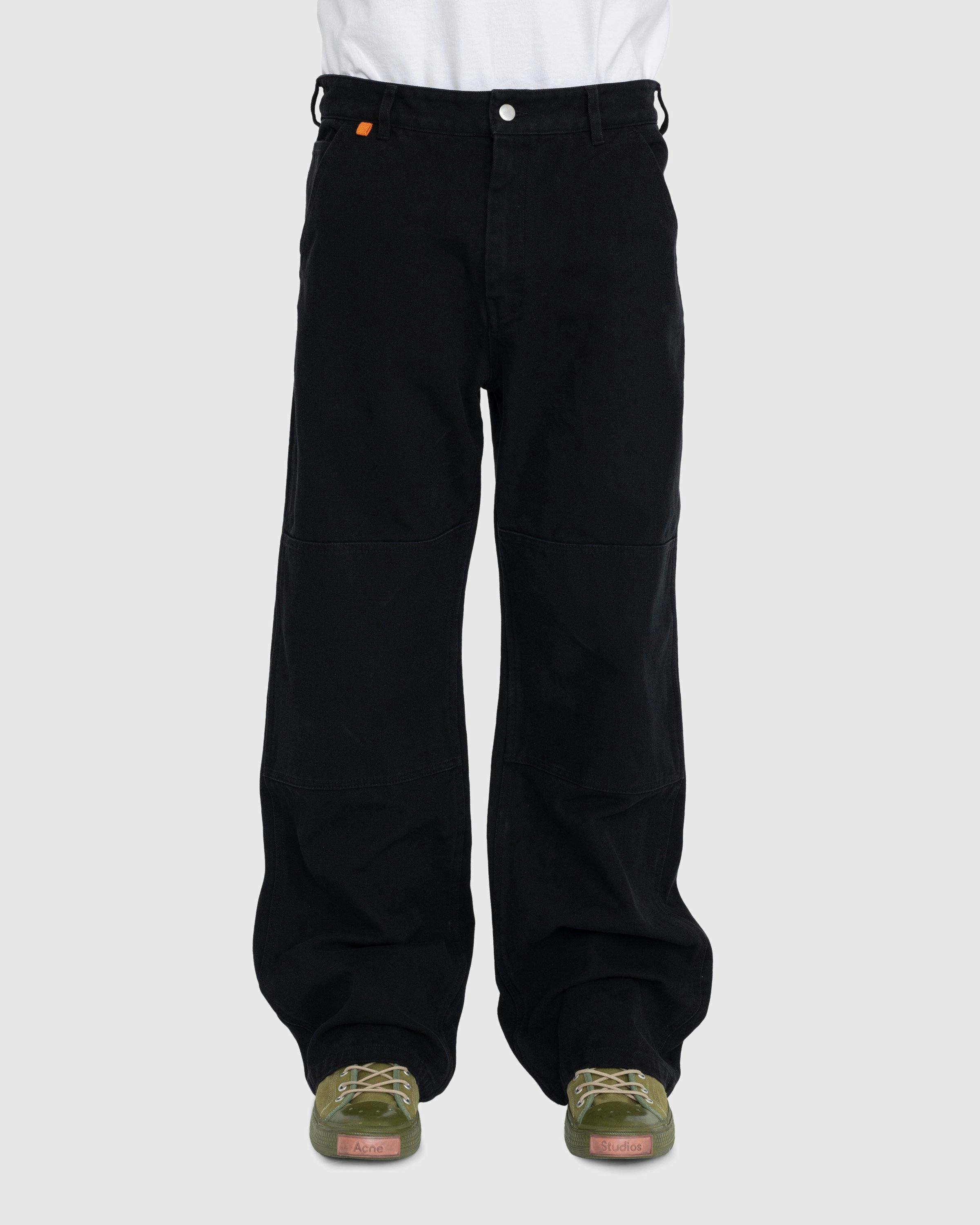 Acne Studios - Cotton Workwear Trousers Black - Clothing - Black - Image 2