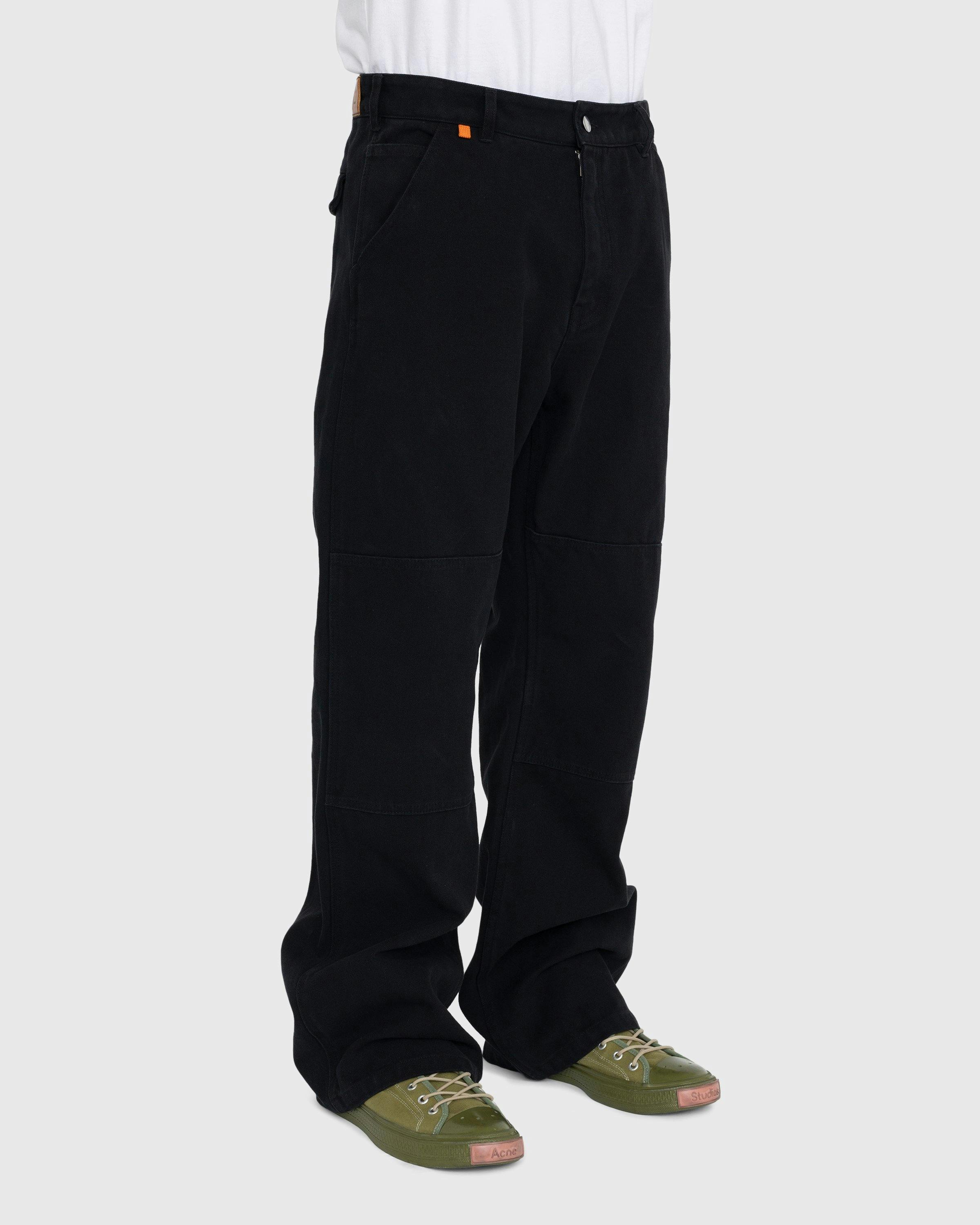 Acne Studios - Cotton Workwear Trousers Black - Clothing - Black - Image 3