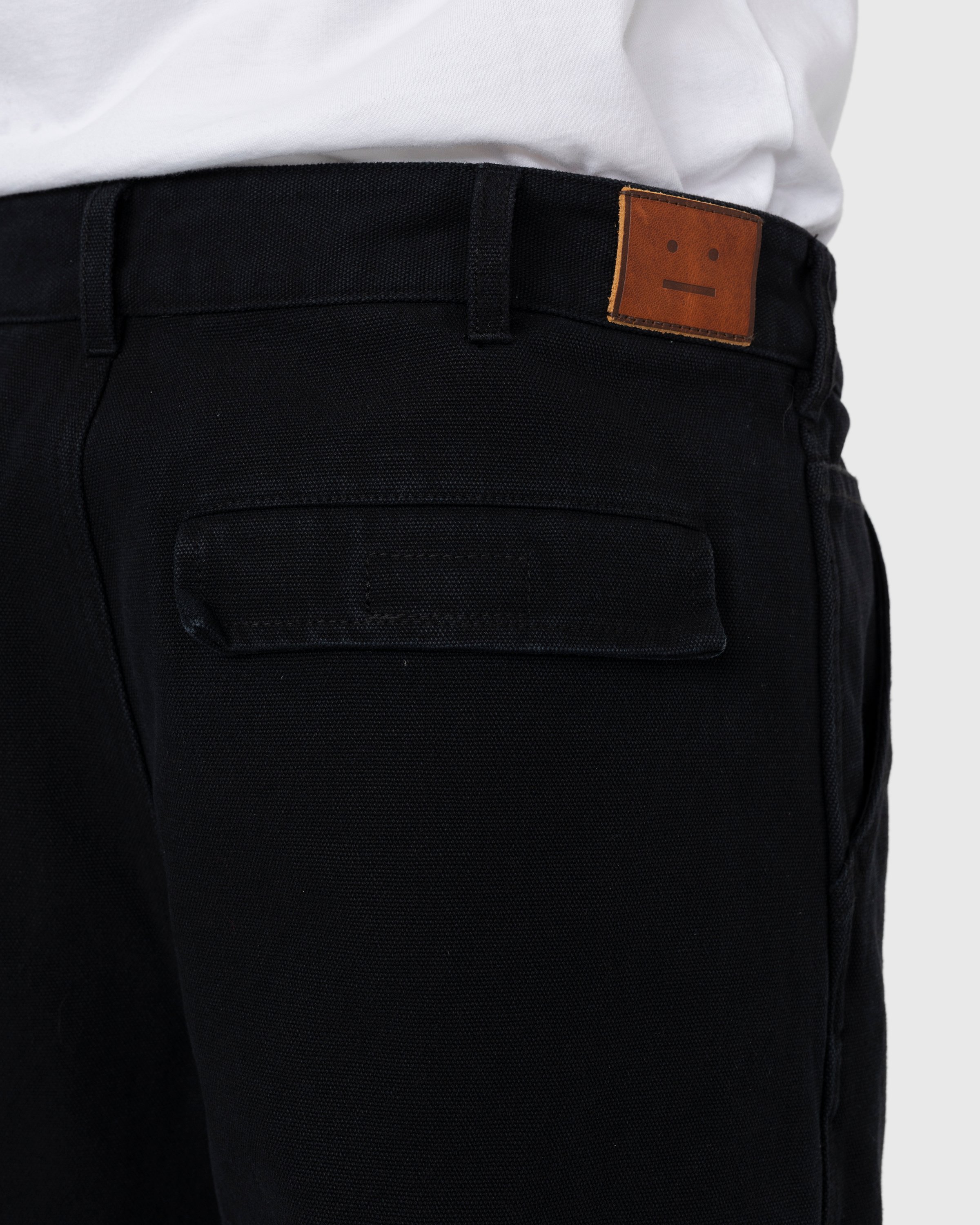 Acne Studios - Cotton Workwear Trousers Black - Clothing - Black - Image 6
