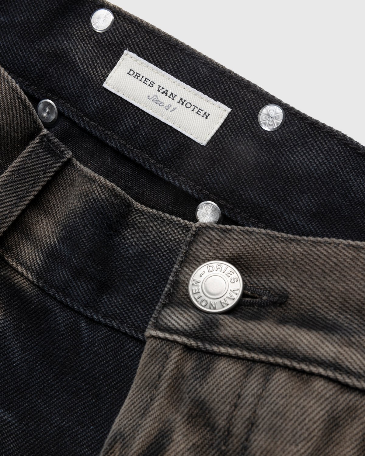 Dries van Noten - Pine Acid Wash Jeans Black - Clothing - Black - Image 4
