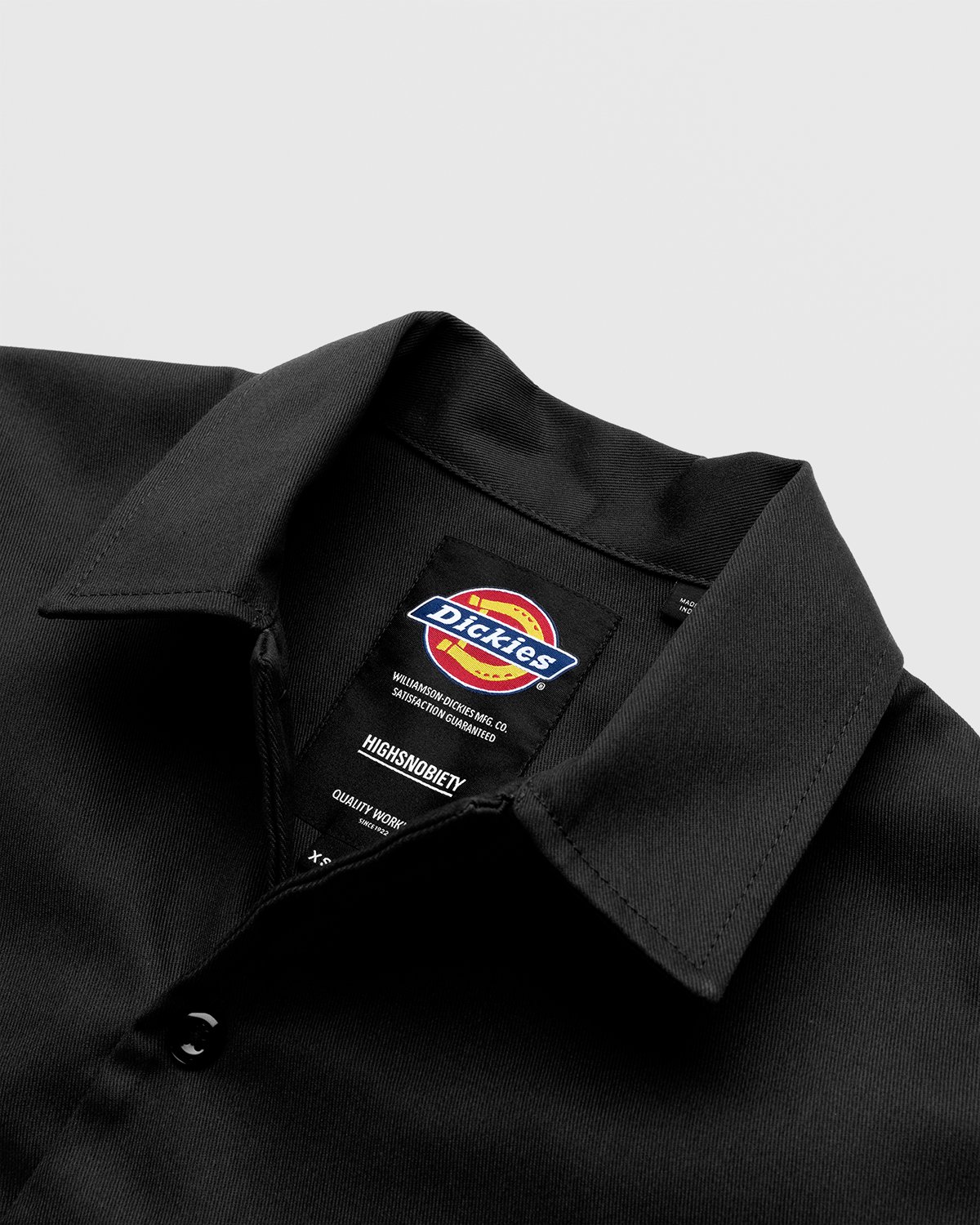 Highsnobiety x Dickies - Service Shirt Black - Clothing - Black - Image 3