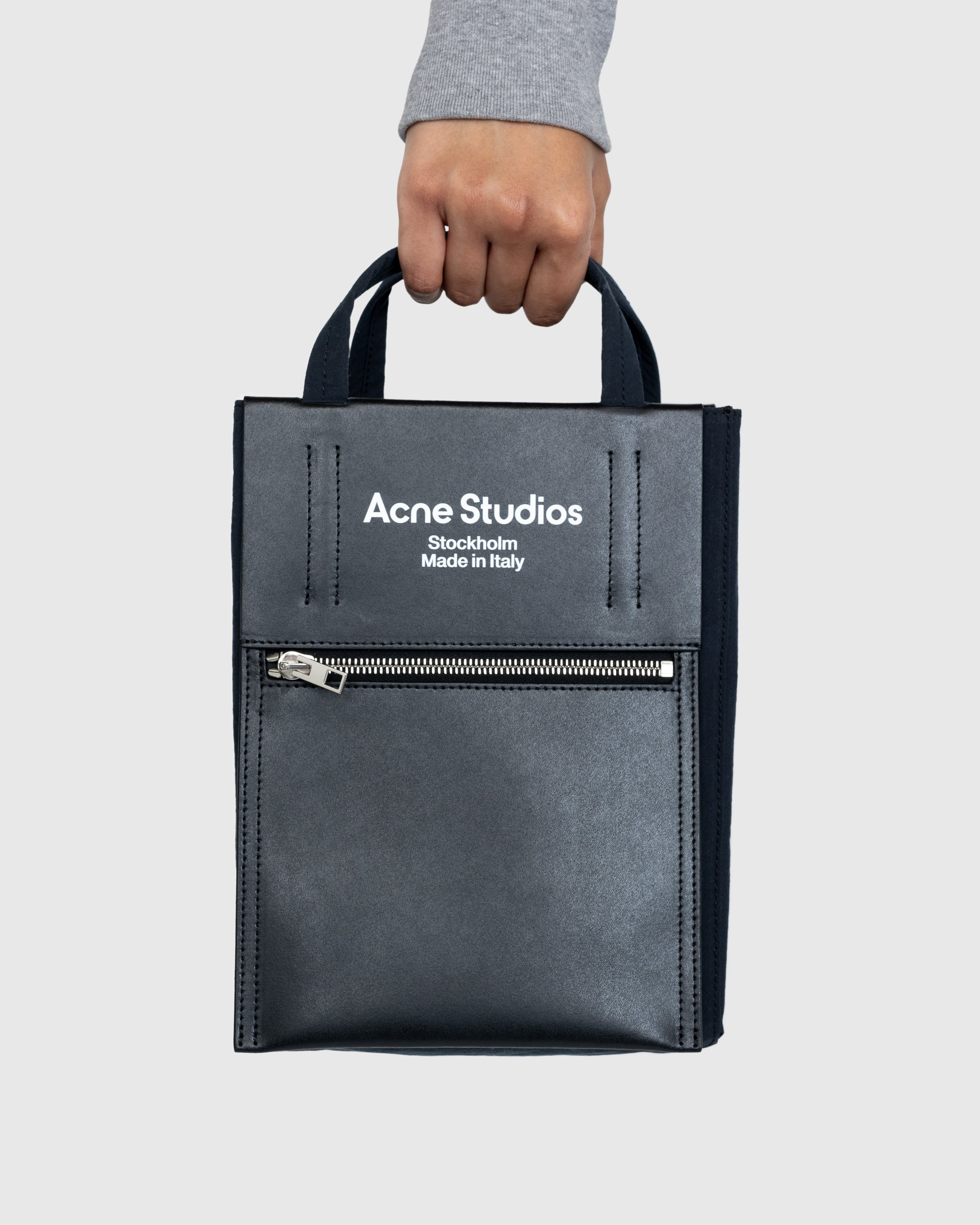 Acne Studios - Papery Nylon Tote Bag Black - Accessories - Black - Image 3
