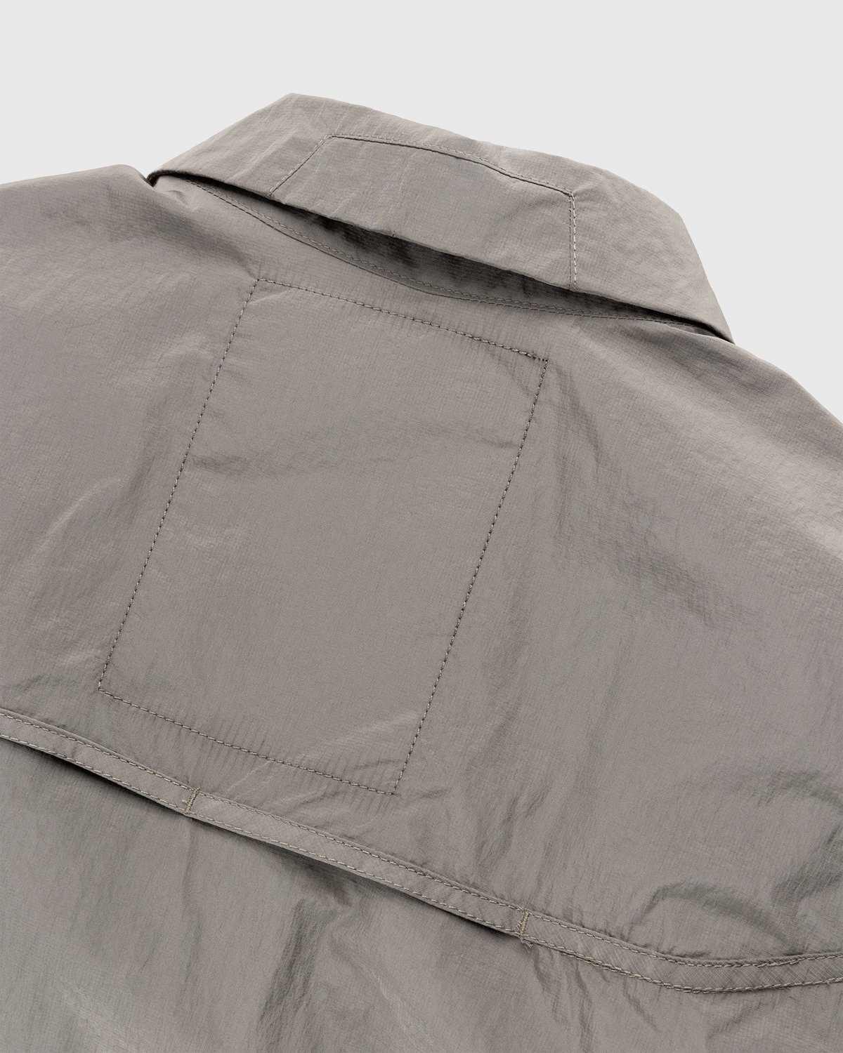 A-Cold-Wall* - Trellick Nylon Zip Overshirt Mid Grey - Clothing - Grey - Image 7