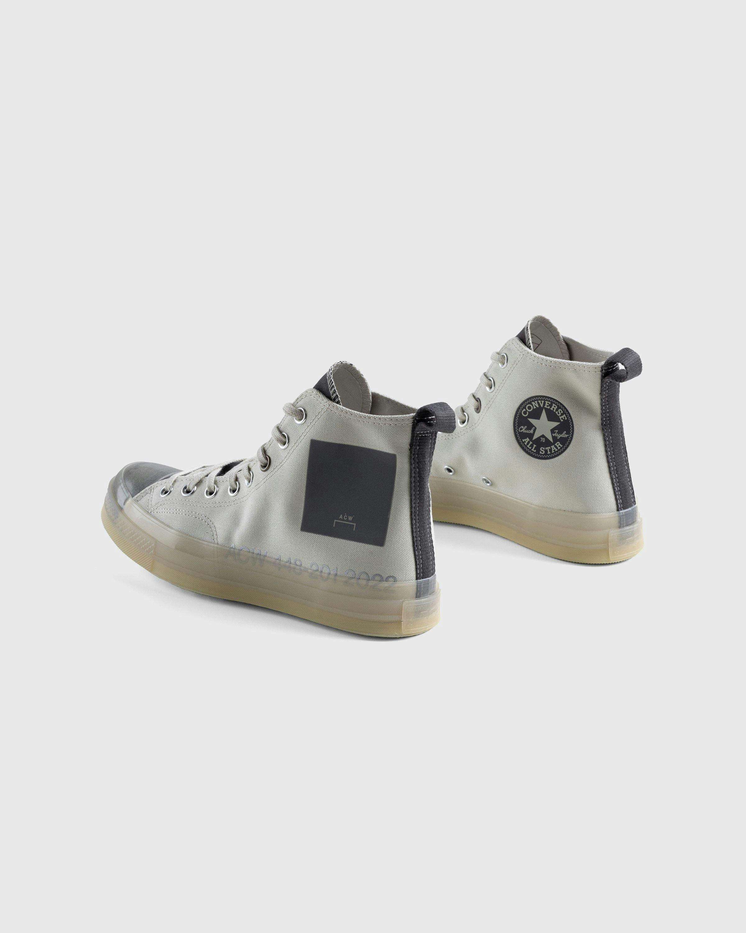 Converse x A-Cold-Wall* - Chuck 70 Hi Silver Birch/Pavement - Footwear - Grey - Image 4