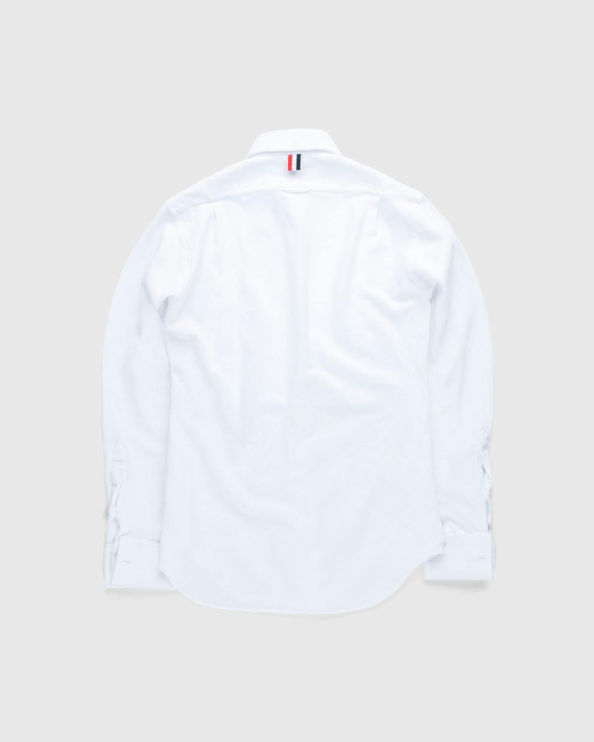 Thom Browne x Highsnobiety - Men's Pique Ruffled-Bib Tux Shirt White - Clothing - White - Image 2