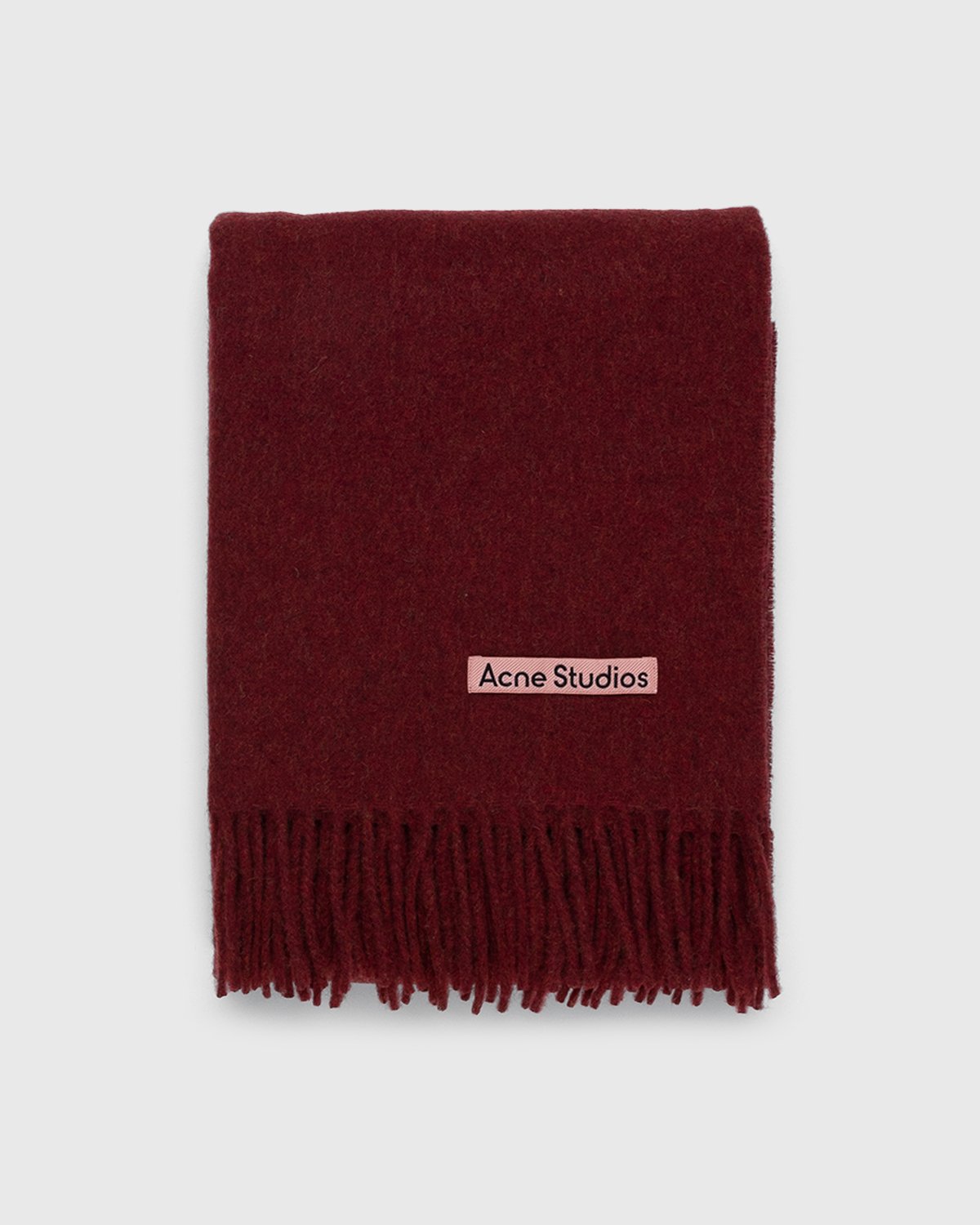 Acne Studios - Canada Narrow Scarf Red Melange - Accessories - Red - Image 2