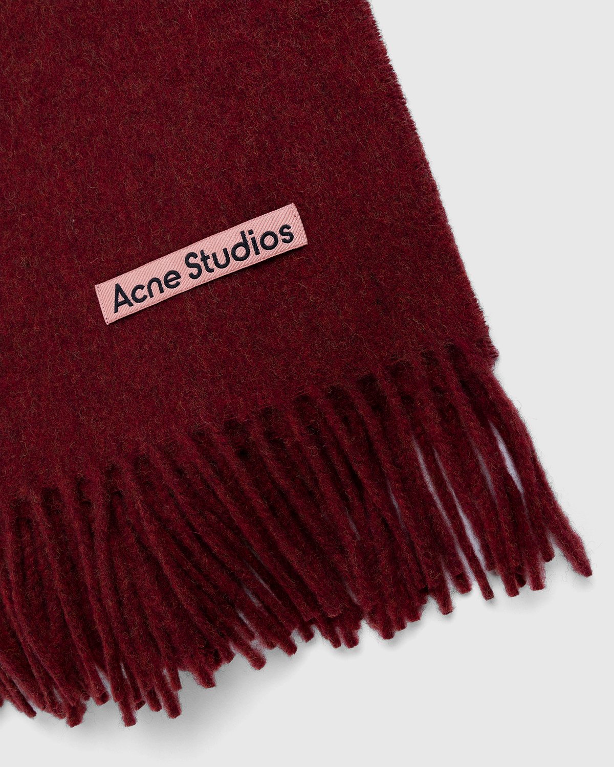Acne Studios - Canada Narrow Scarf Red Melange - Accessories - Red - Image 3