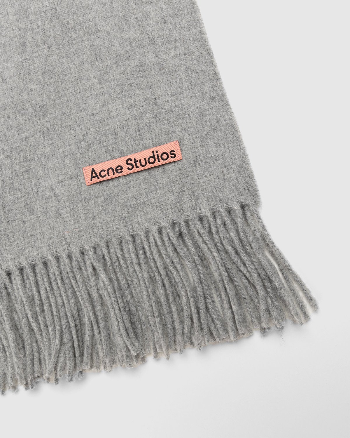Acne Studios - Canada New Scarf Light Grey Melange - Accessories - Grey - Image 3