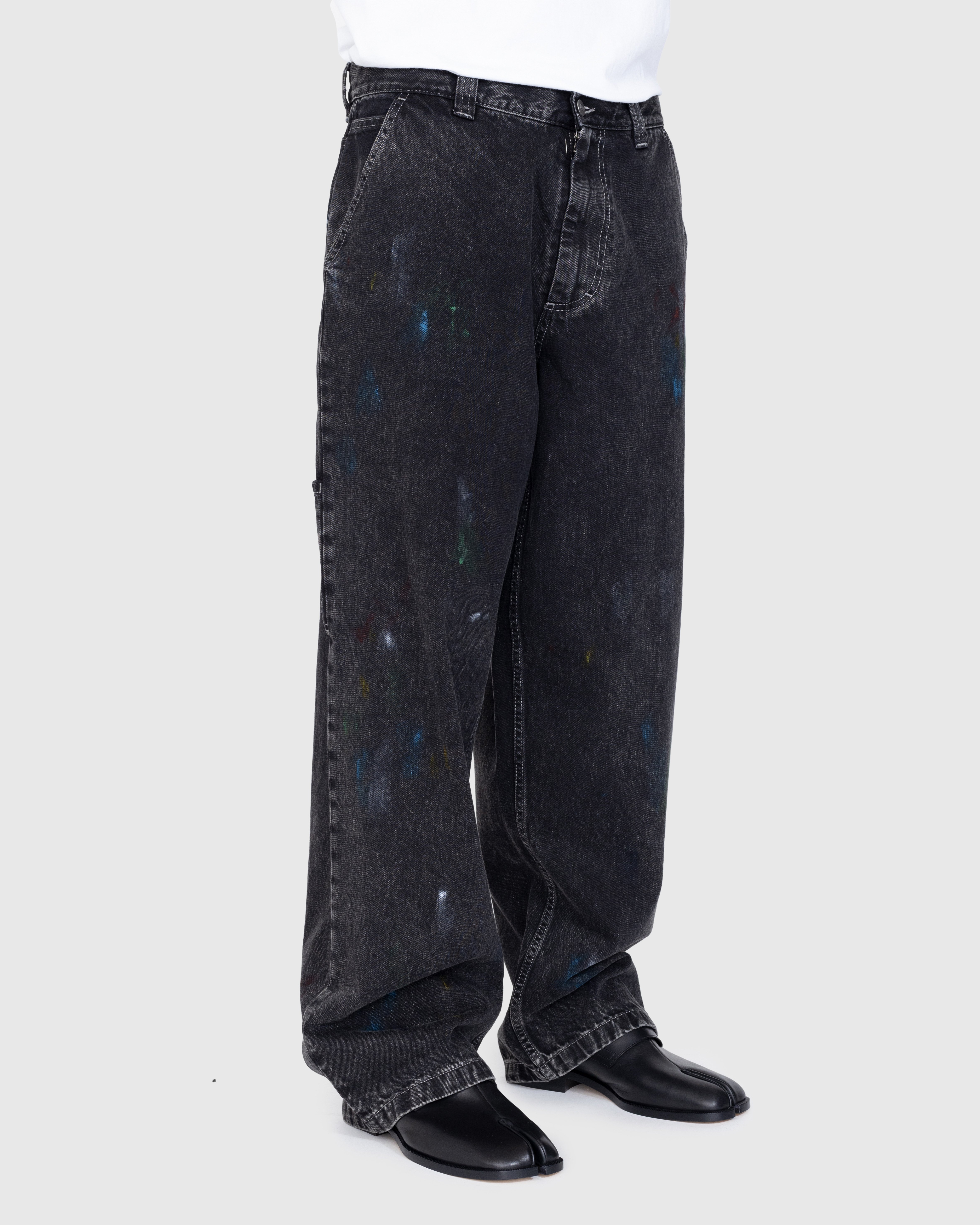Maison Margiela - 5 Pocket Pants Washed Black - Clothing - Black - Image 4