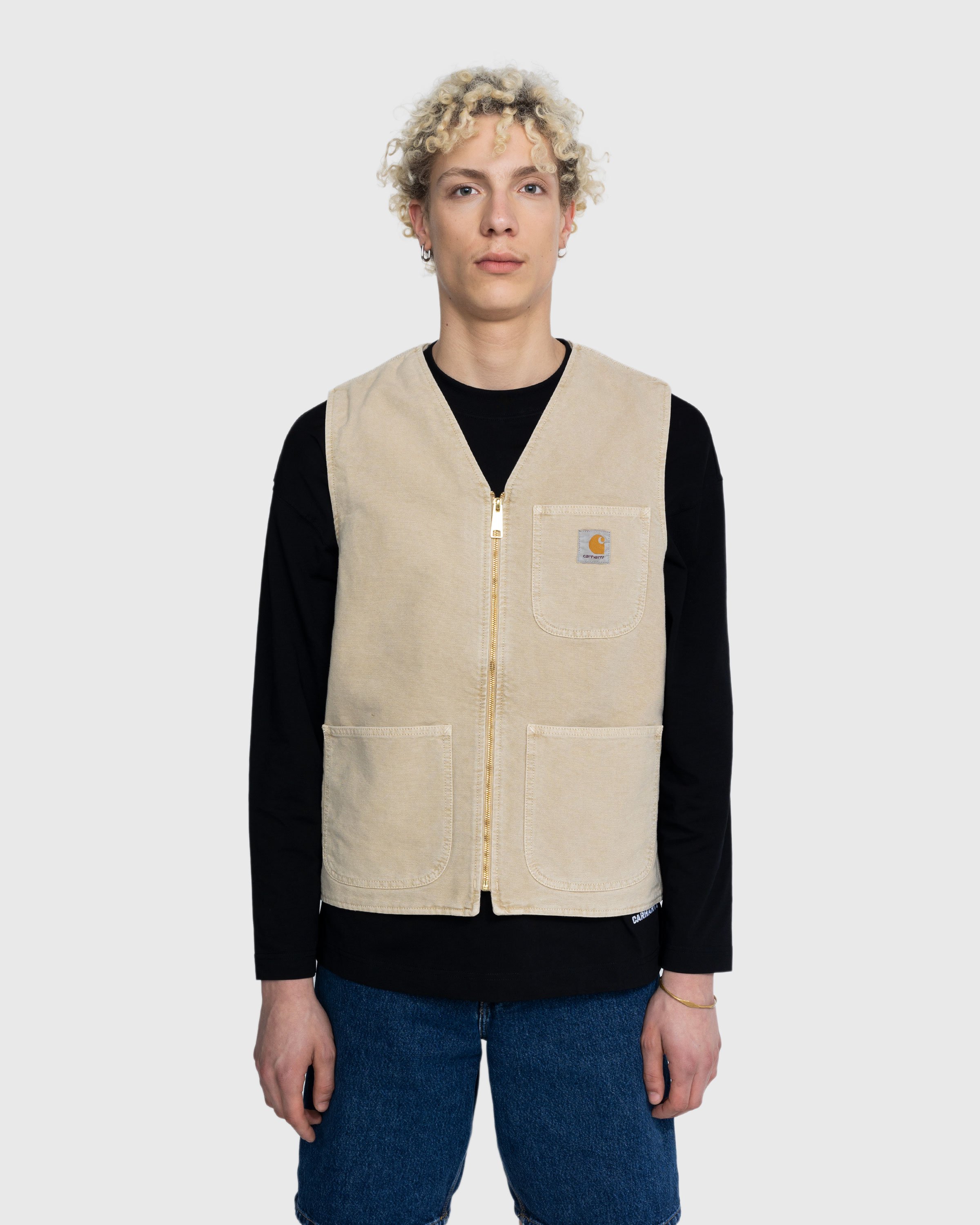 Carhartt WIP - Arbor Vest Faded Dusty Hamilton Brown - Clothing - Brown - Image 2