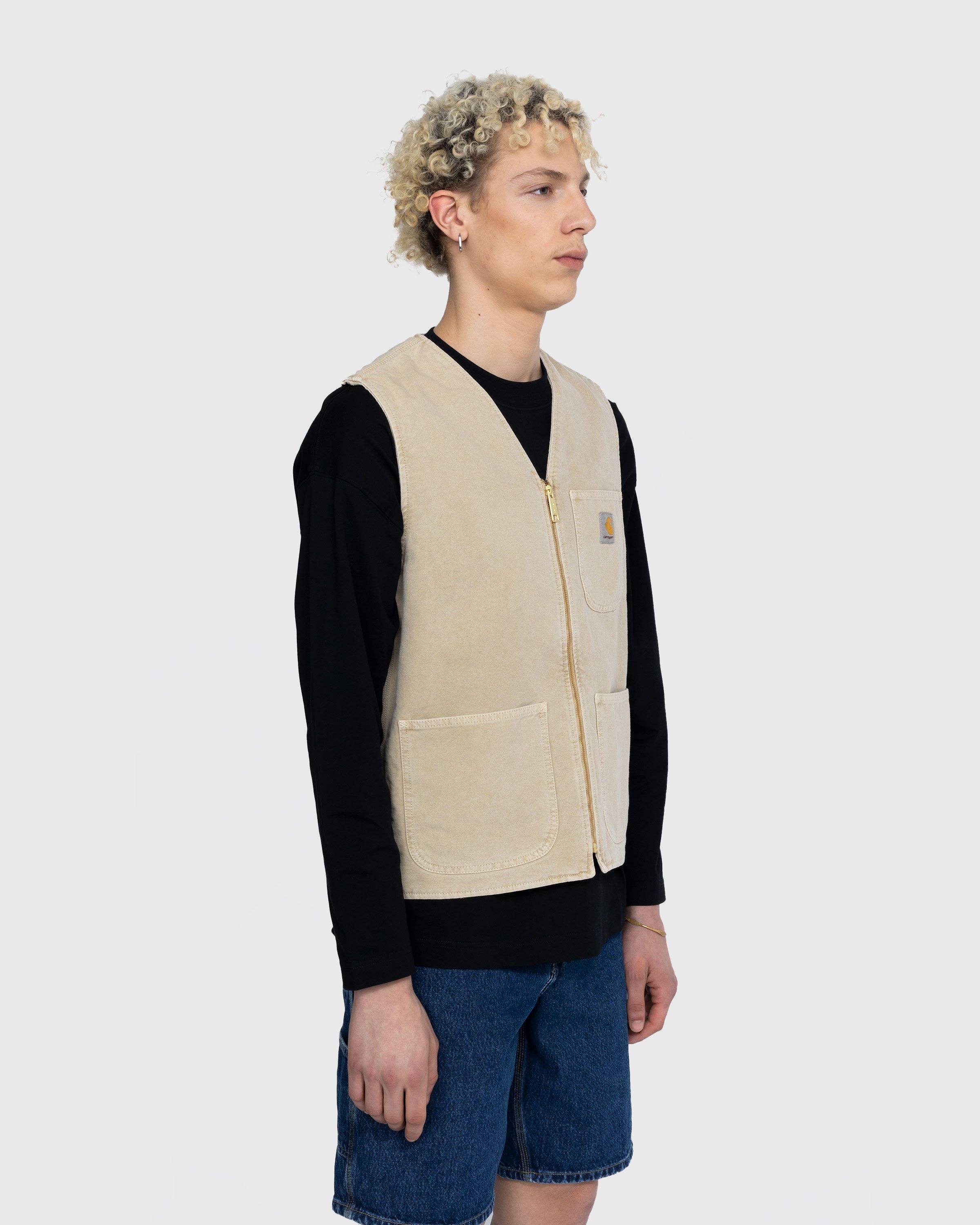Carhartt WIP - Arbor Vest Faded Dusty Hamilton Brown - Clothing - Brown - Image 4