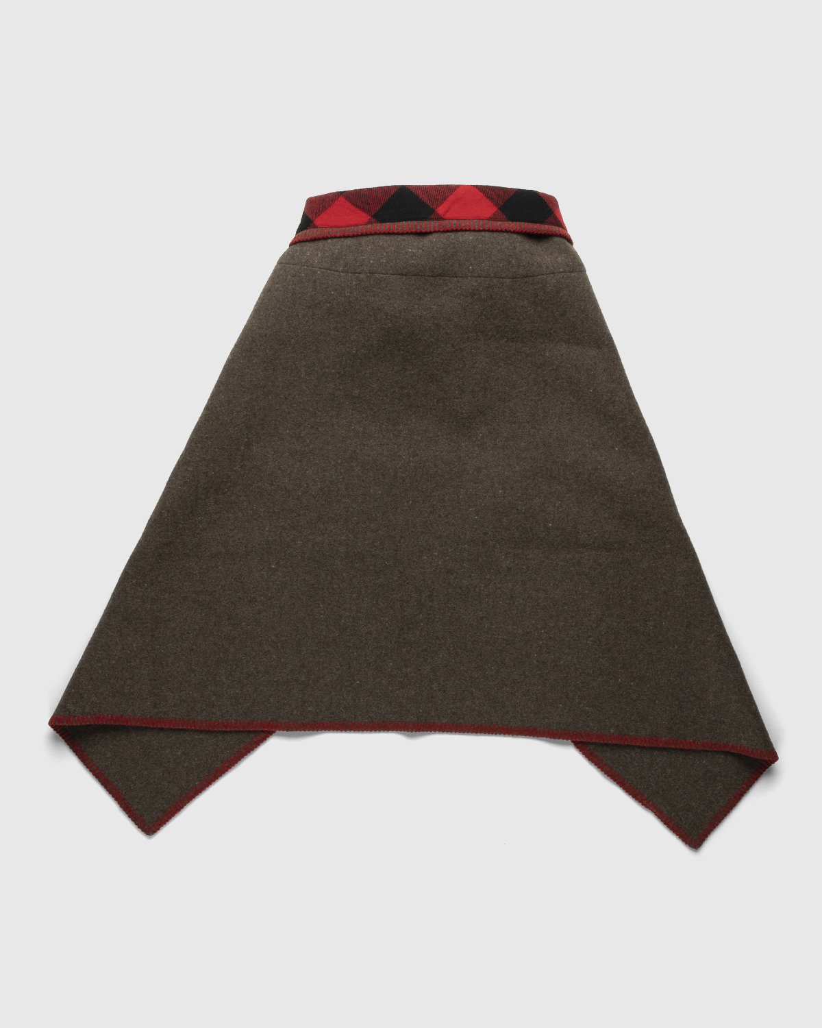 Woolrich - Recycled Wool Blanket Cape Brown - Clothing - Brown - Image 3