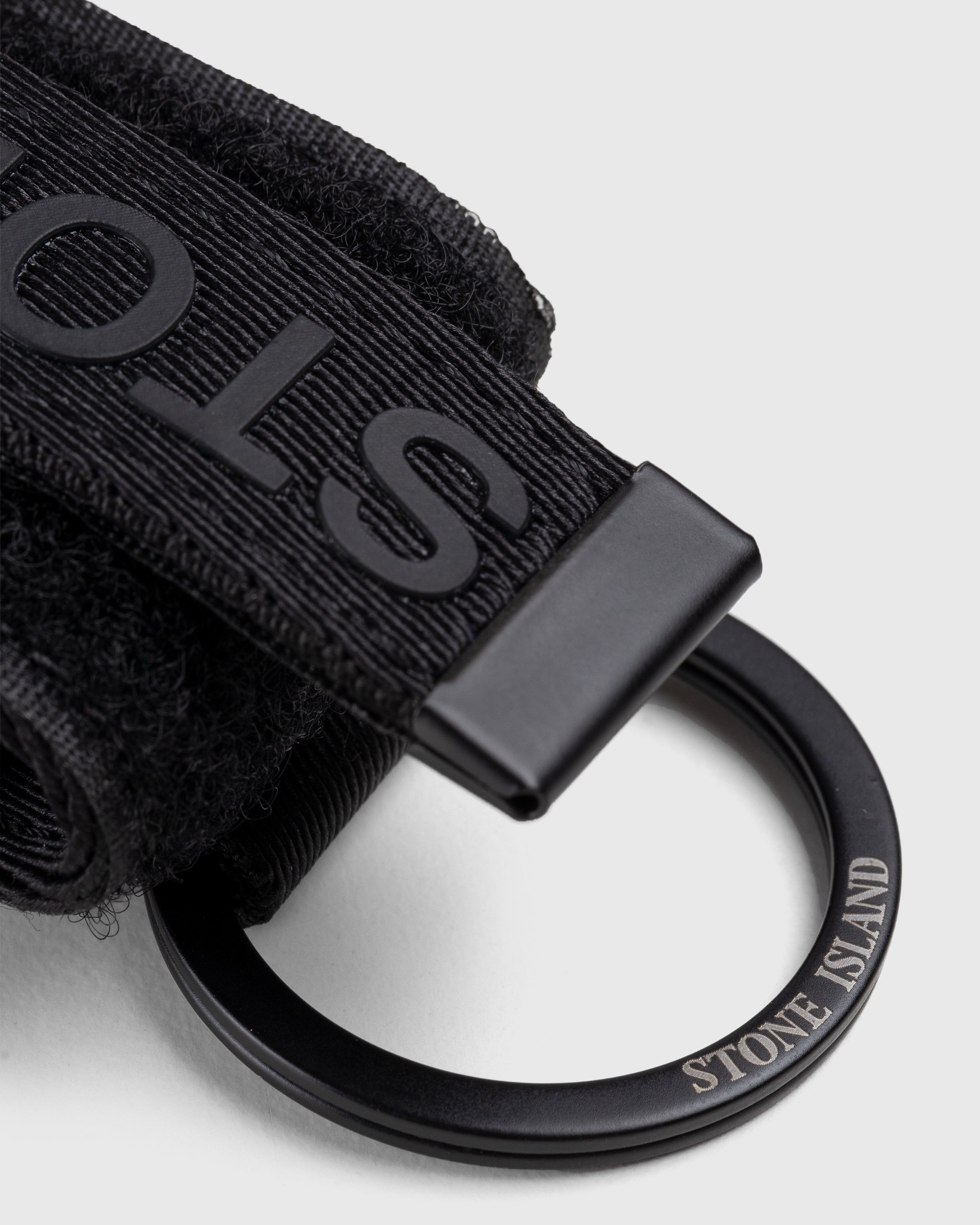 Stone Island - AirPods Case With Key Holder Black - Accessories - Black - Image 5