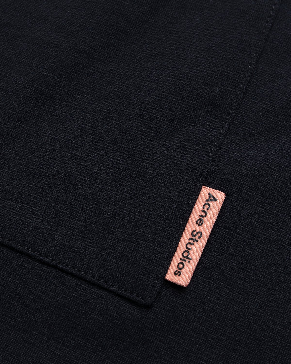 Acne Studios - Short Sleeve Pocket T-Shirt Black - Clothing - Black - Image 5