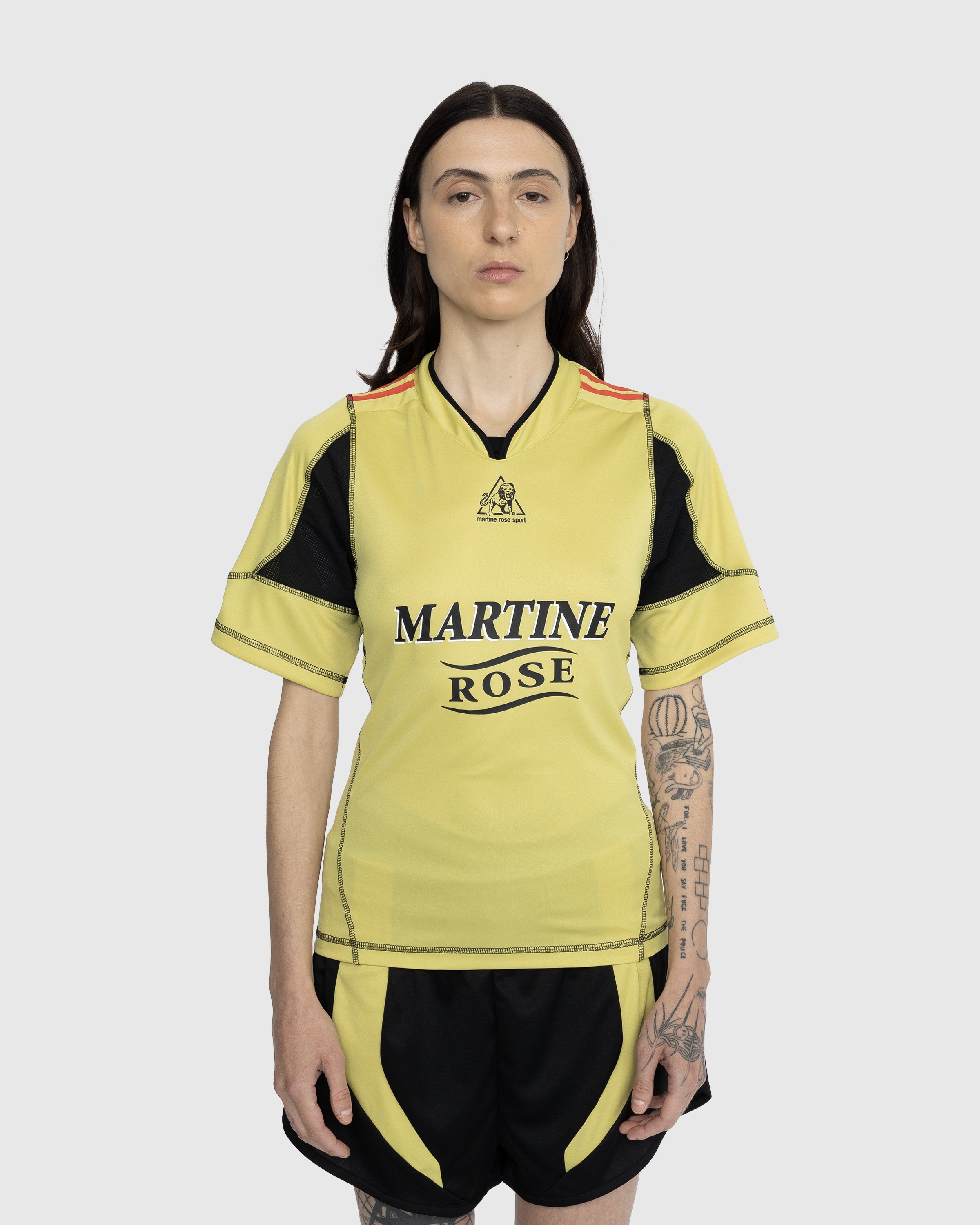Martine Rose - Shrunken Football Top Yellow - Clothing - Yellow - Image 2