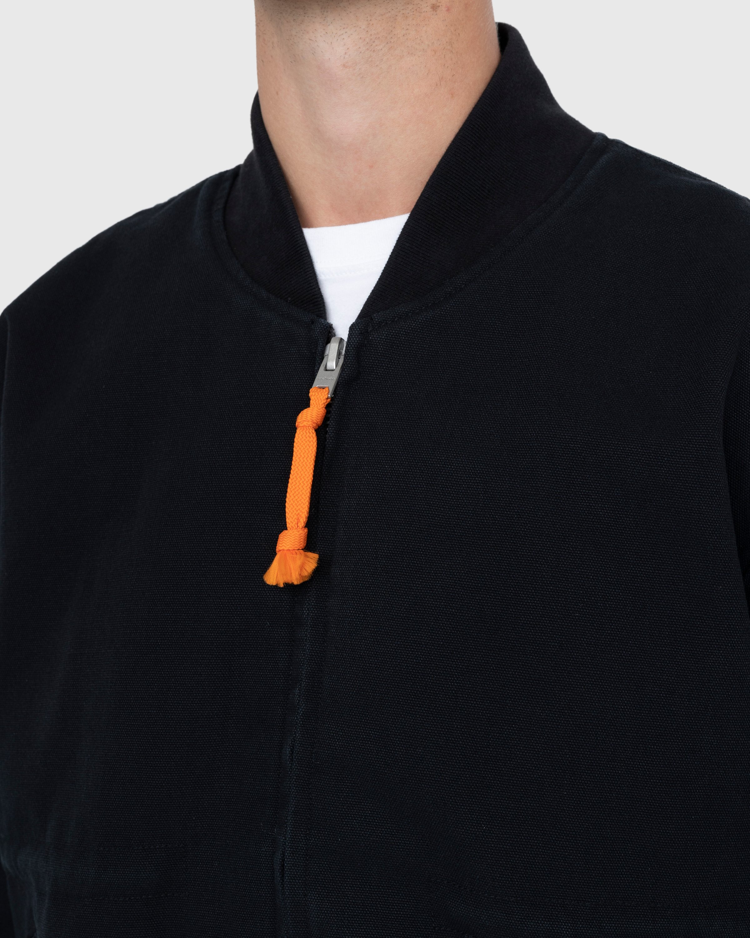 Acne Studios - Organic Cotton Bomber Jacket Black - Clothing - Black - Image 5