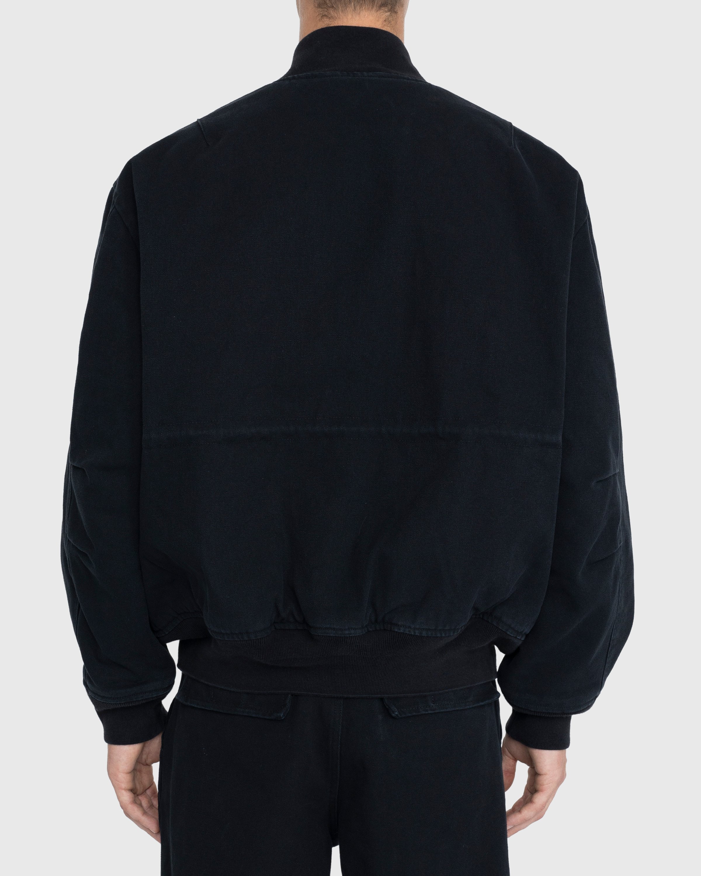 Acne Studios - Organic Cotton Bomber Jacket Black - Clothing - Black - Image 7