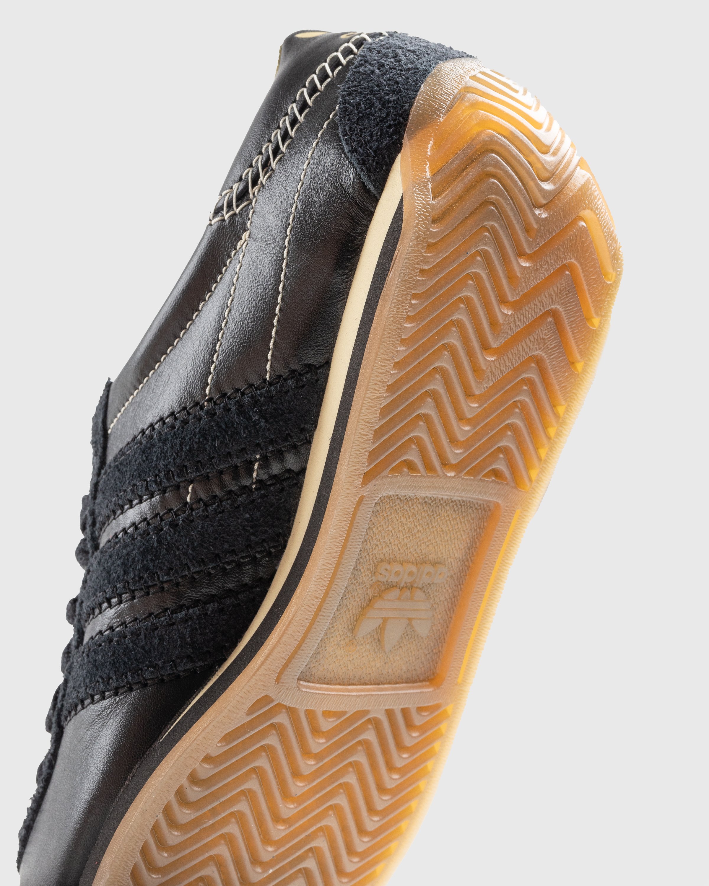 Adidas x Wales Bonner - WB Country Core Black/Core Black/Easy Yellow - Footwear - Black - Image 6