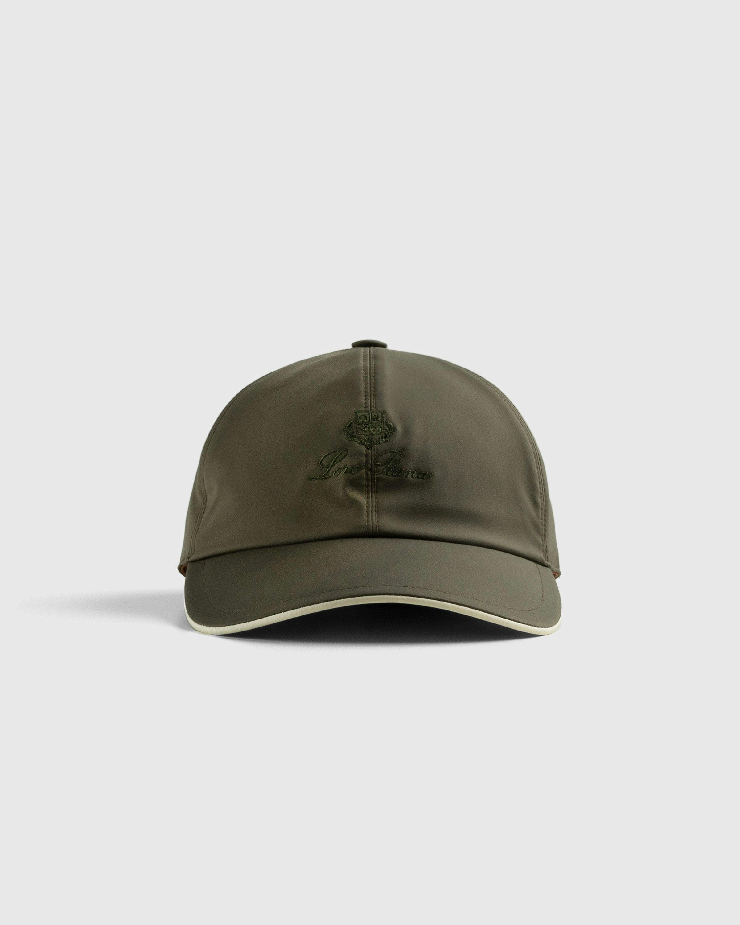 Loro Piana - Bicolor Baseball Cap Dark Military/Ivory - Accessories - Black - Image 2