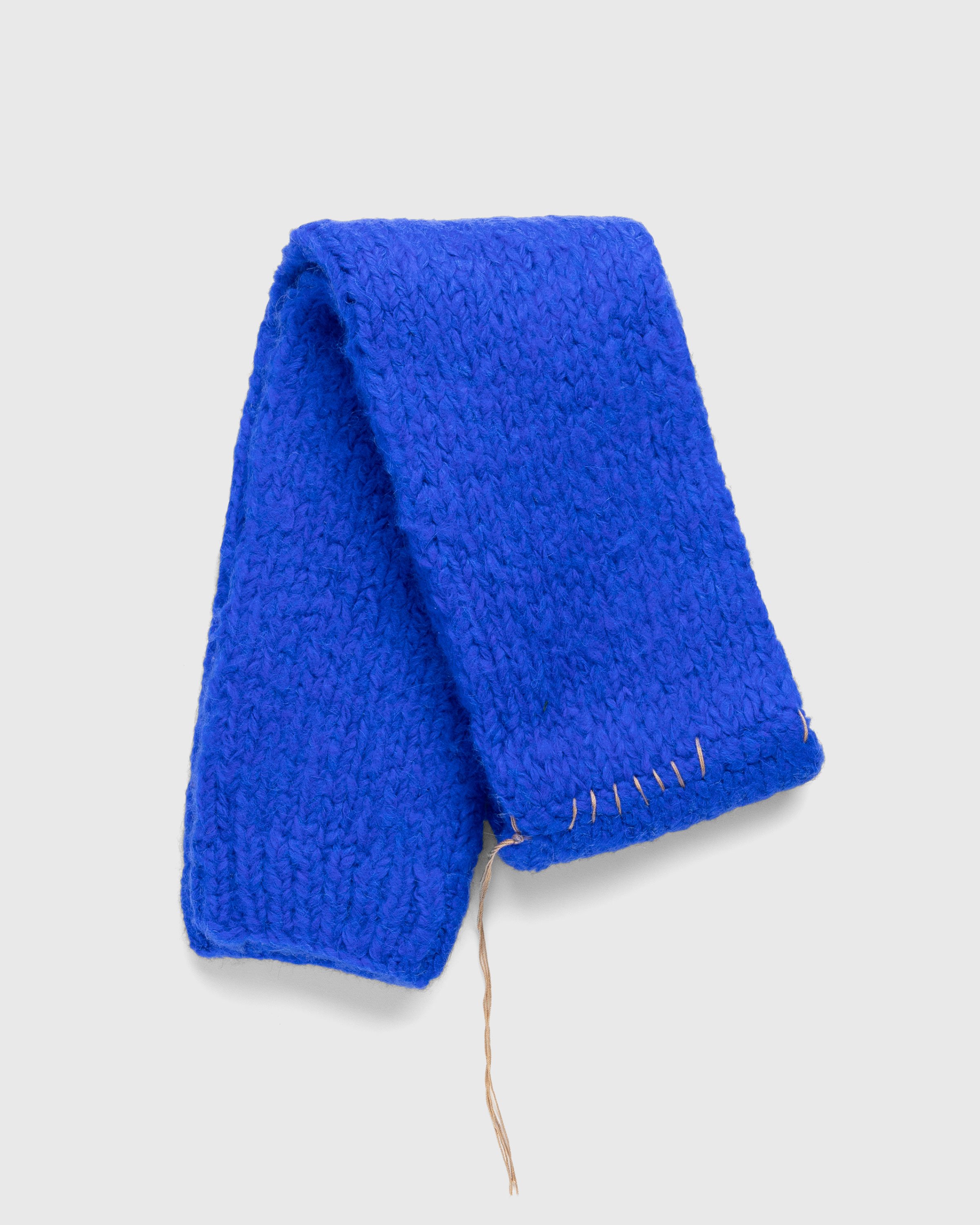 Acne Studios - Alpaca Blend Sleeve Scarf Deep Blue - Accessories - Blue - Image 2