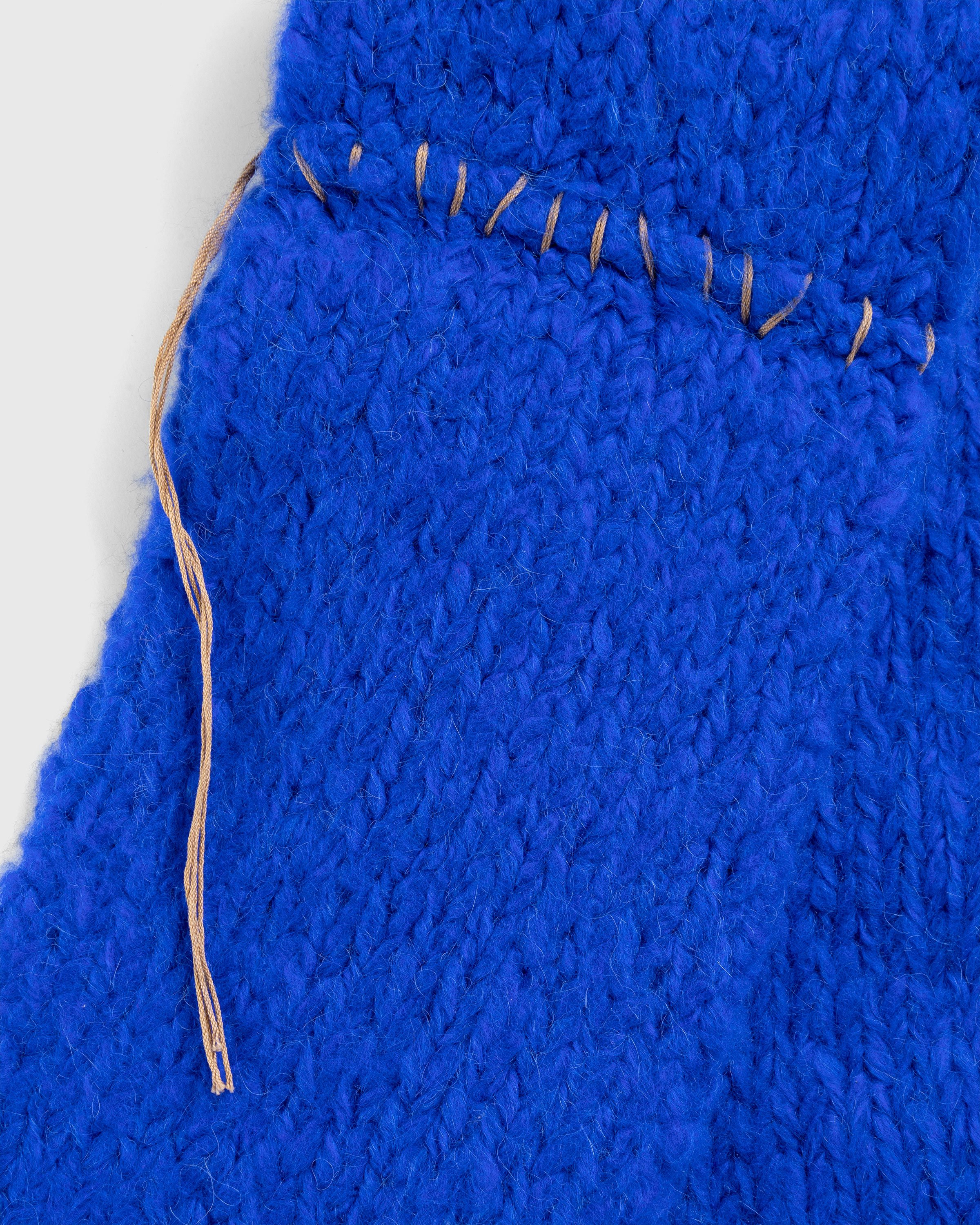 Acne Studios - Alpaca Blend Sleeve Scarf Deep Blue - Accessories - Blue - Image 4