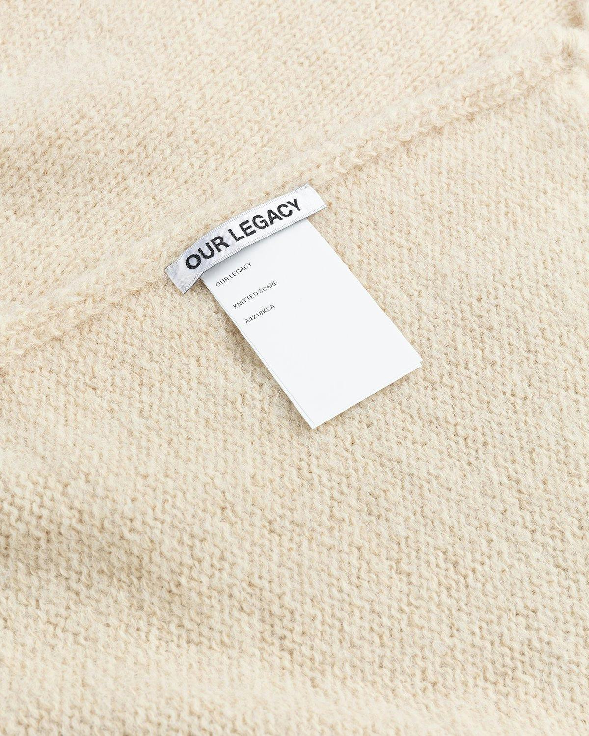 Our Legacy - Knitted Scarf Camel - Accessories - Beige - Image 3