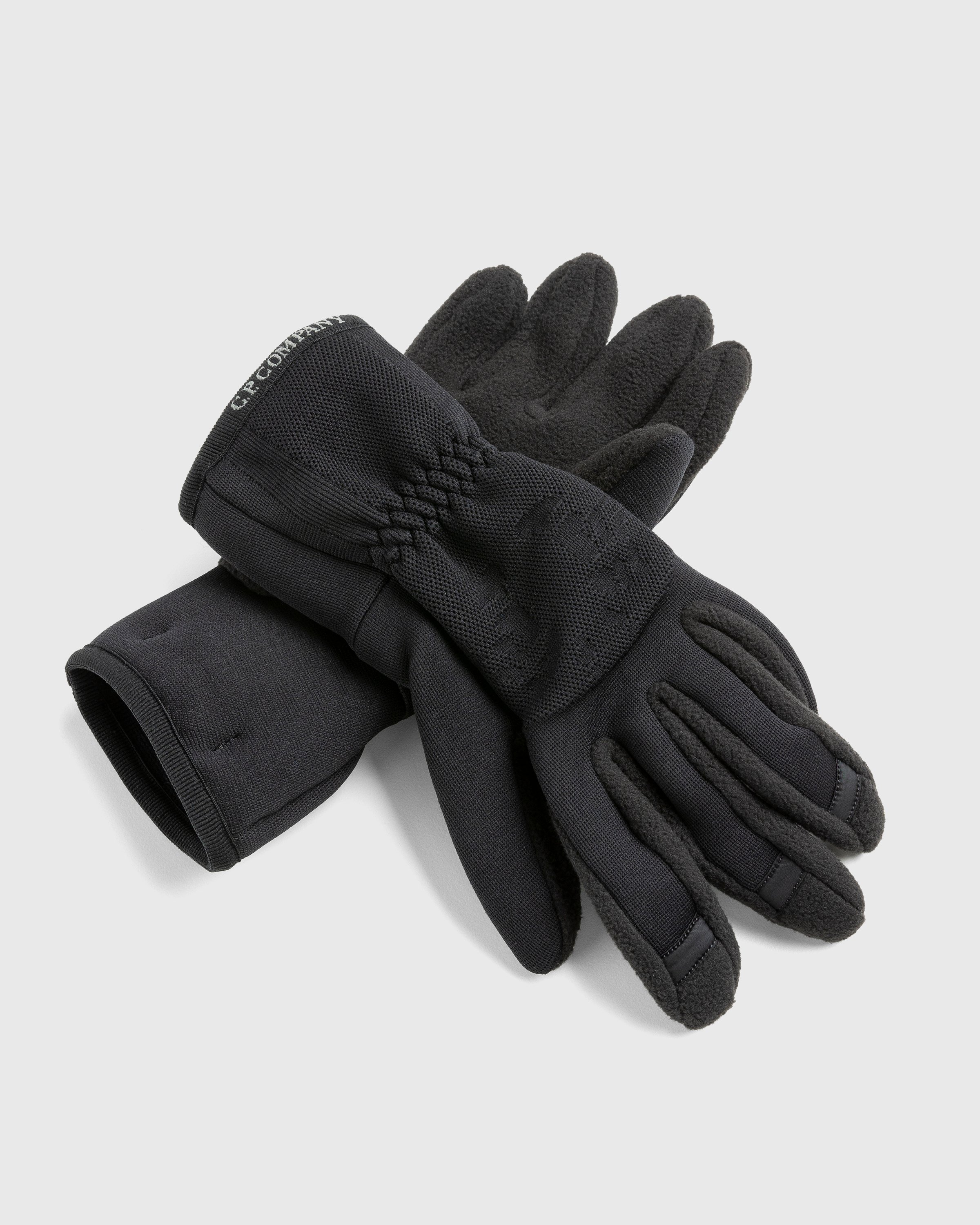 C.P. Company - Seamless Gloves Black - Accessories - Black - Image 3